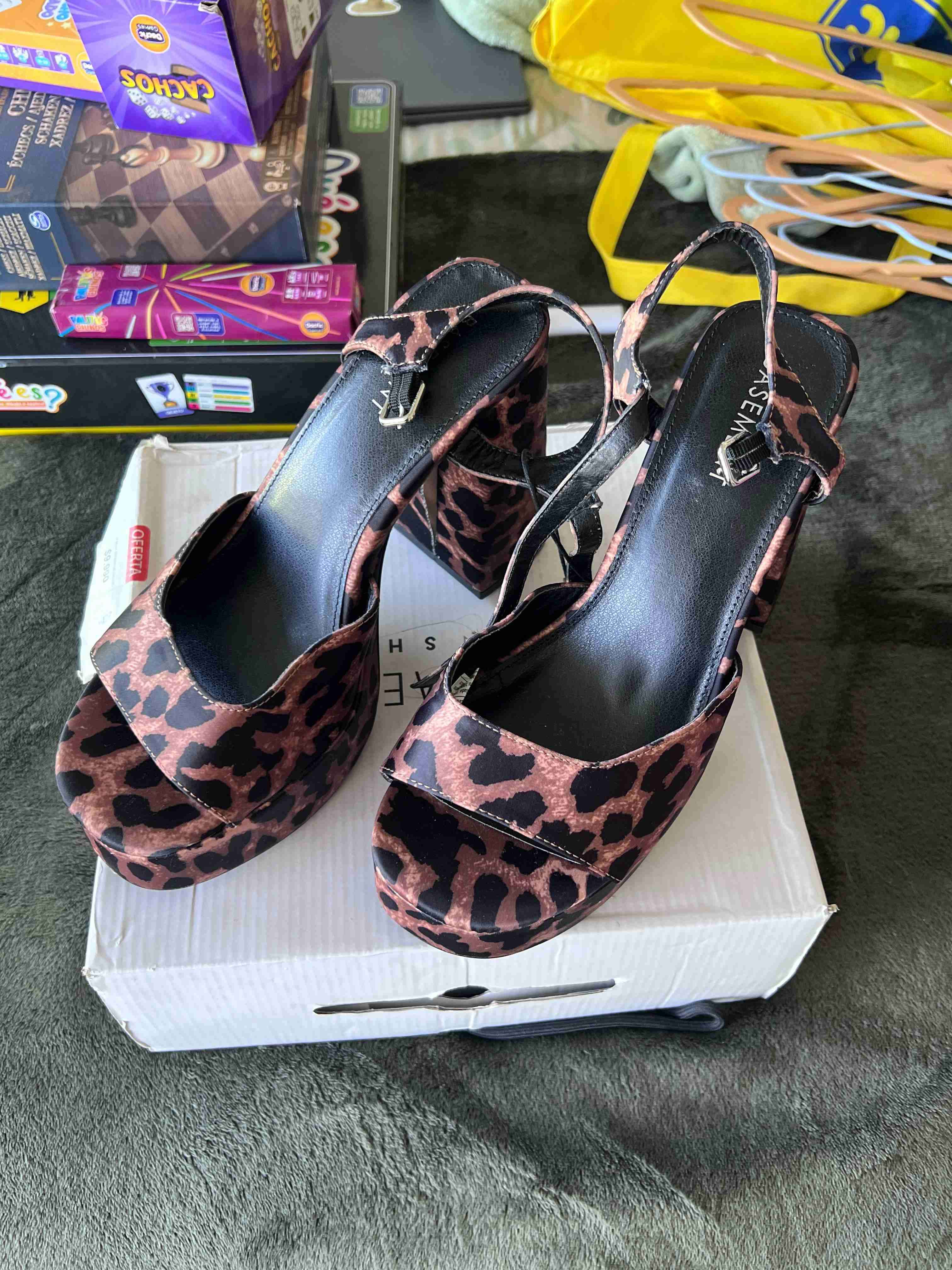 Sandalias plataforma animal print - miniatura 2