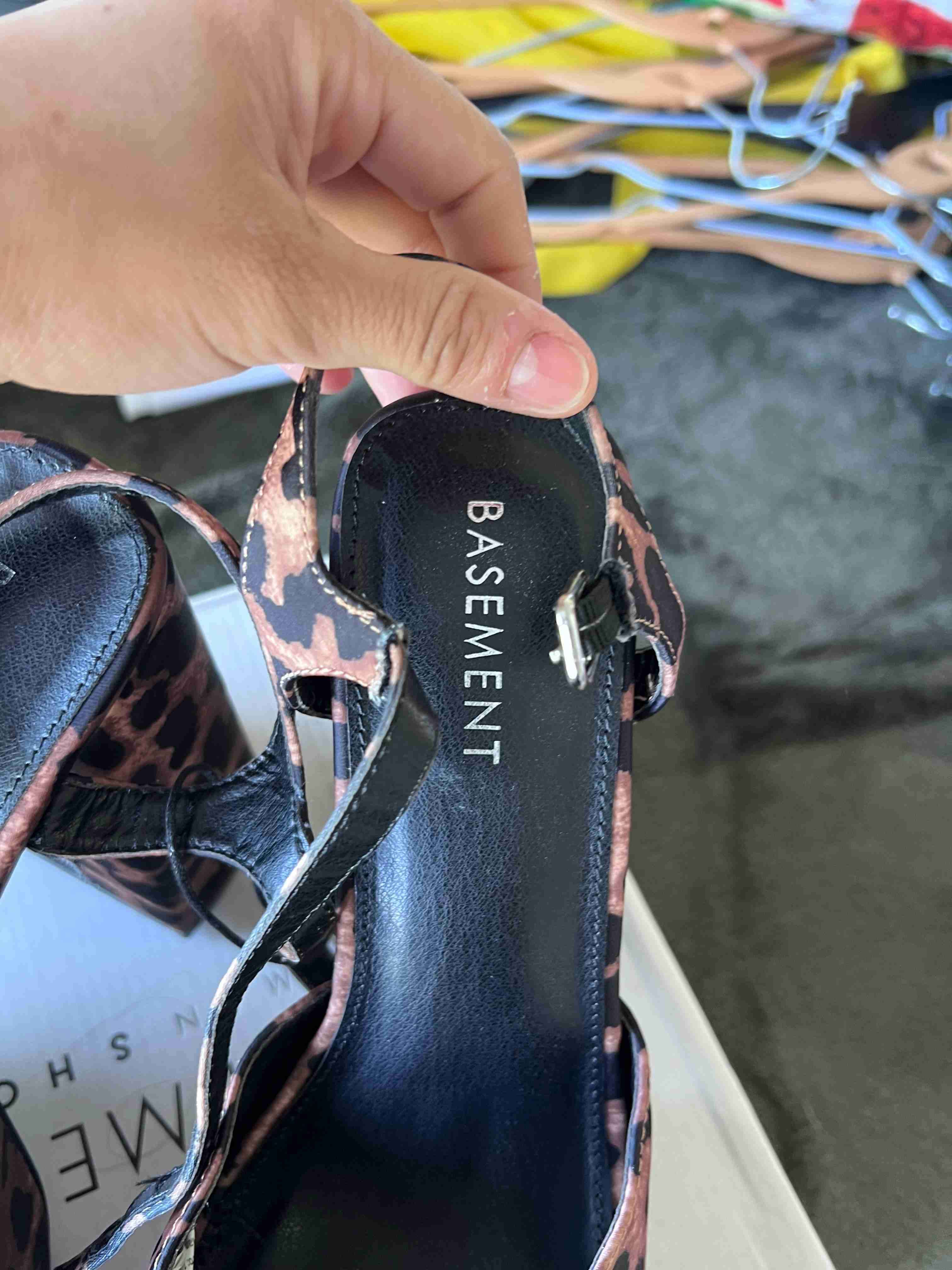 Sandalias plataforma animal print - miniatura 5