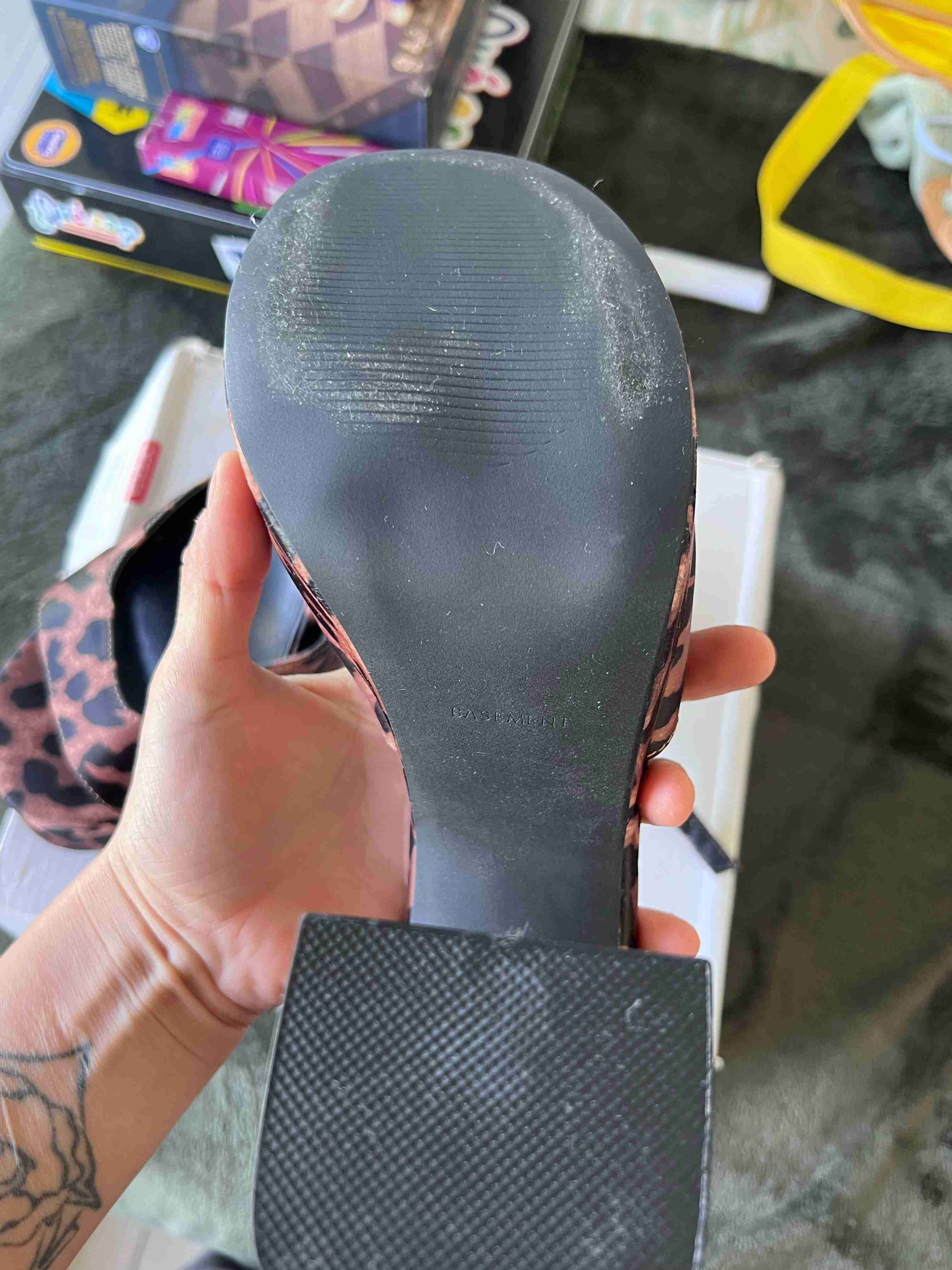 Sandalias plataforma animal print - miniatura 6