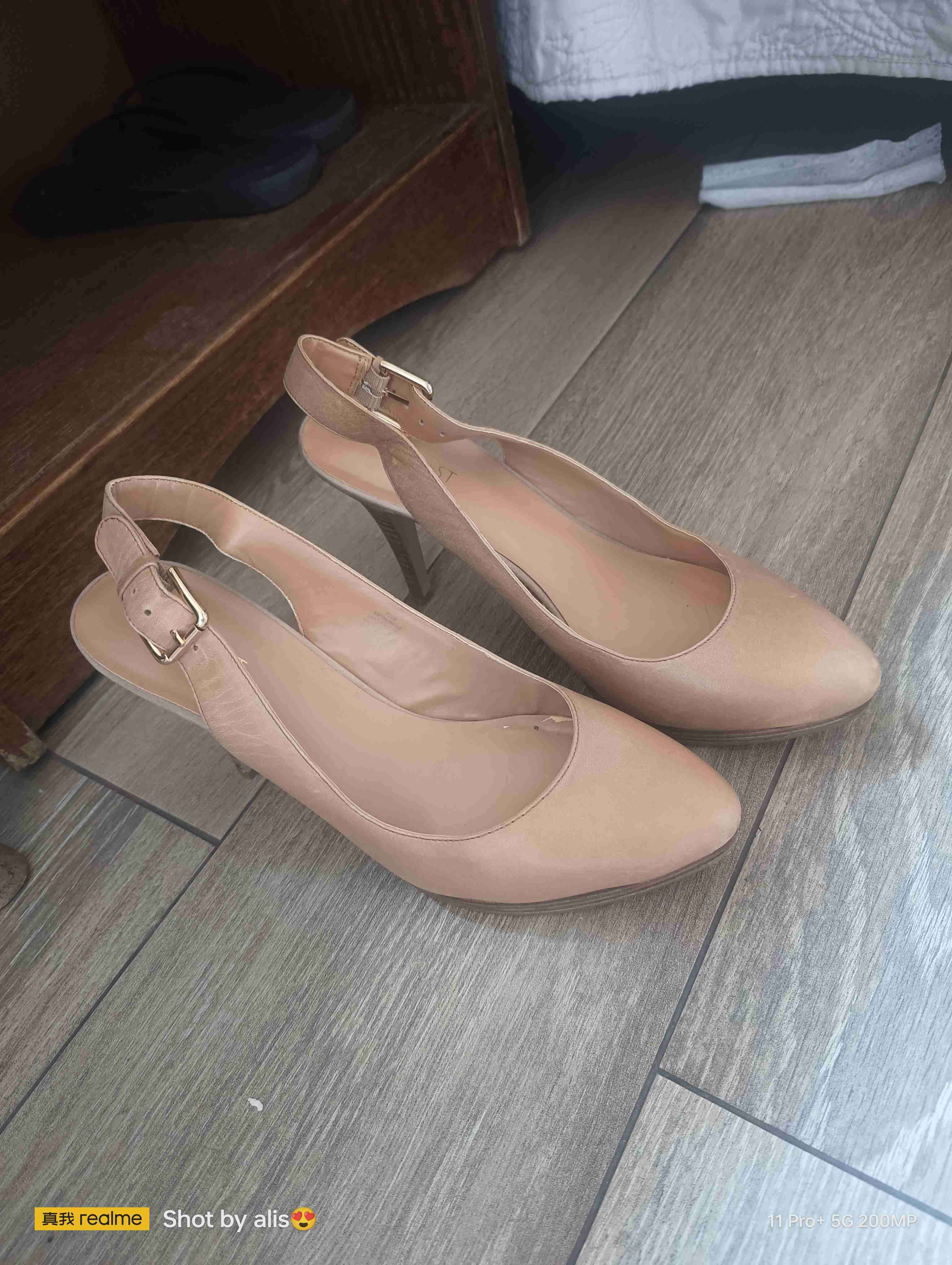 Zapatos tacón color nude