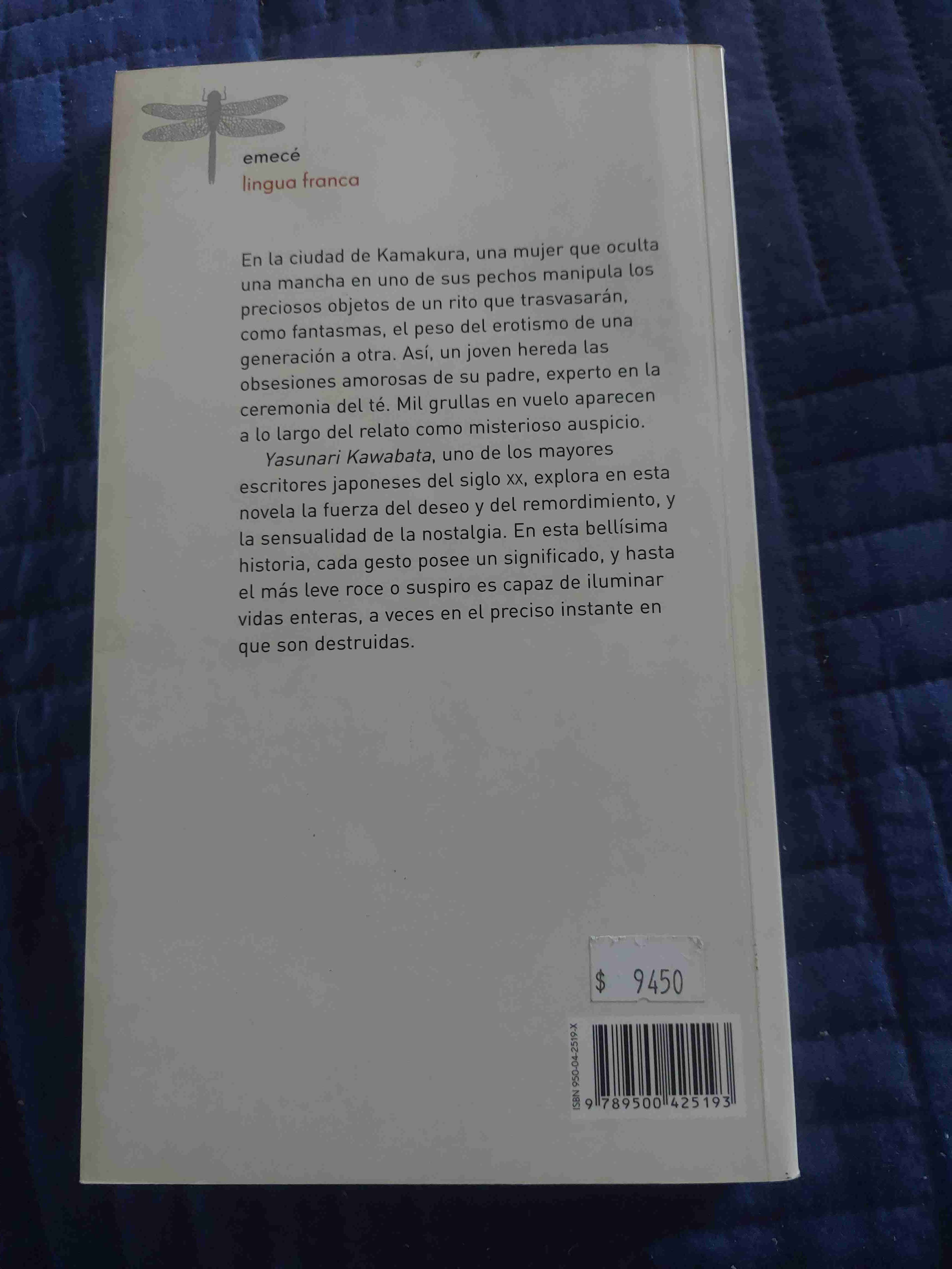 Libro 'Mil grullas' de Kawabata - miniatura 2