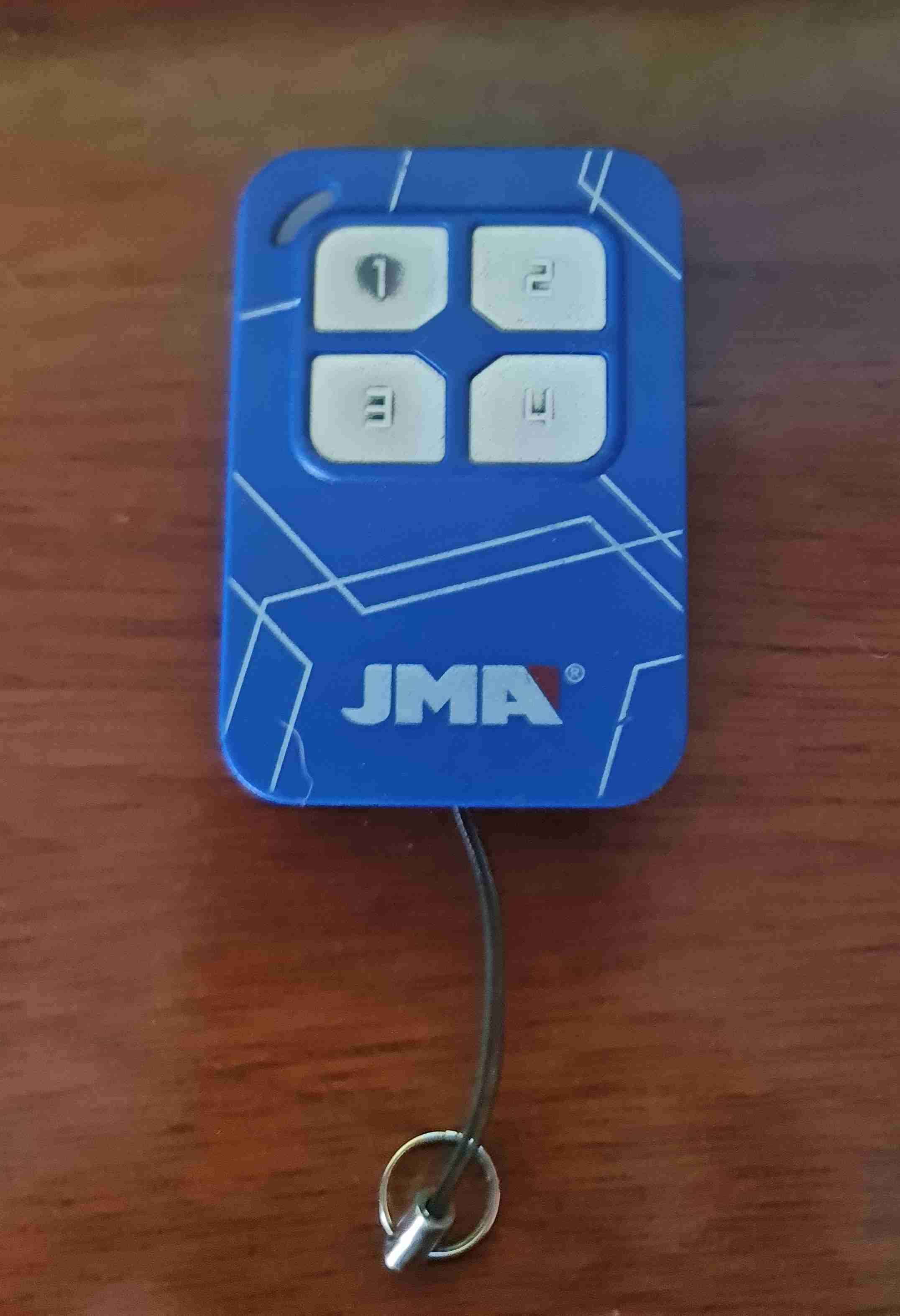 Control remoto JMA azul 4 canales