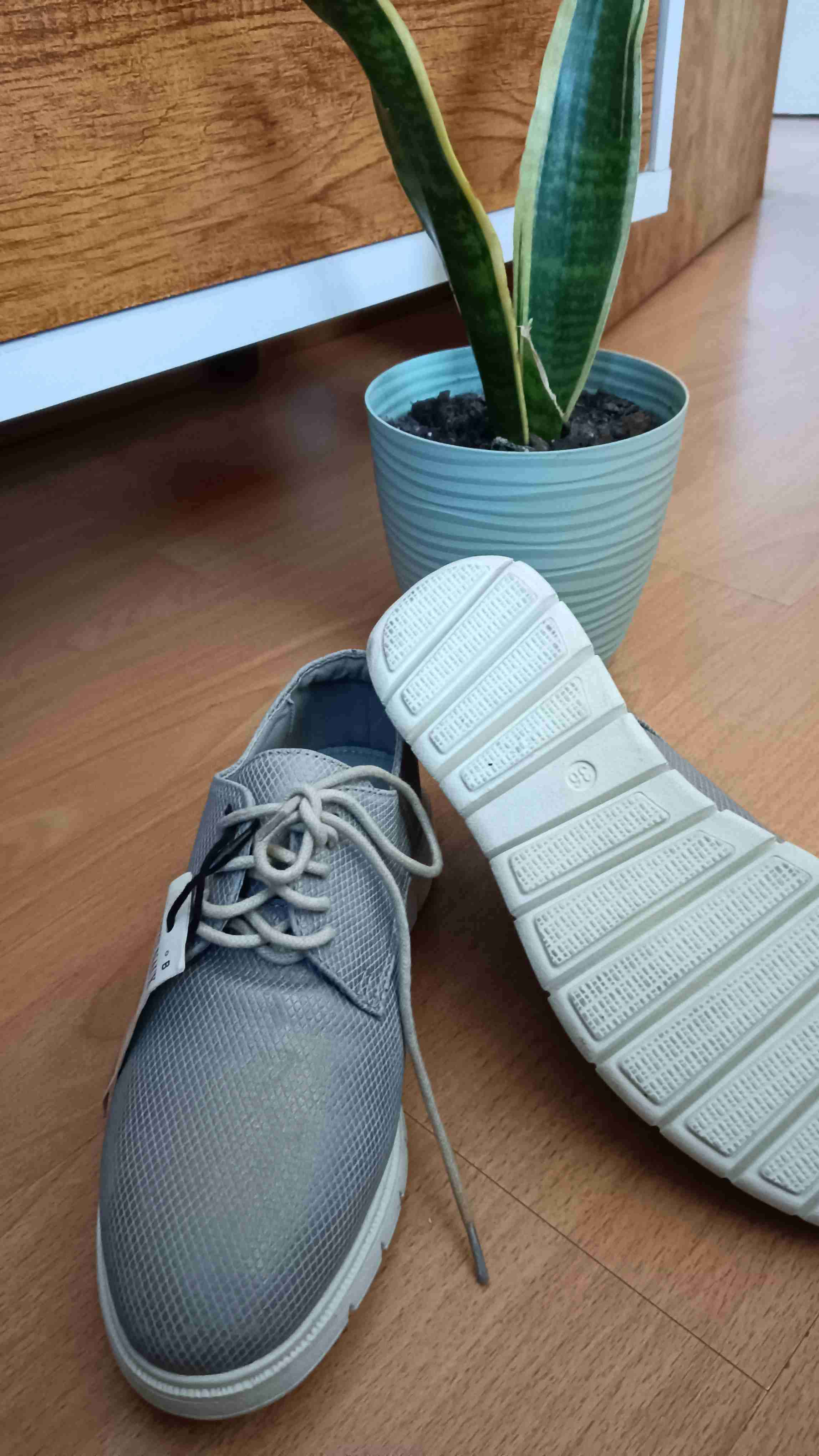 Zapatos gris Brigitte Naux - miniatura 2