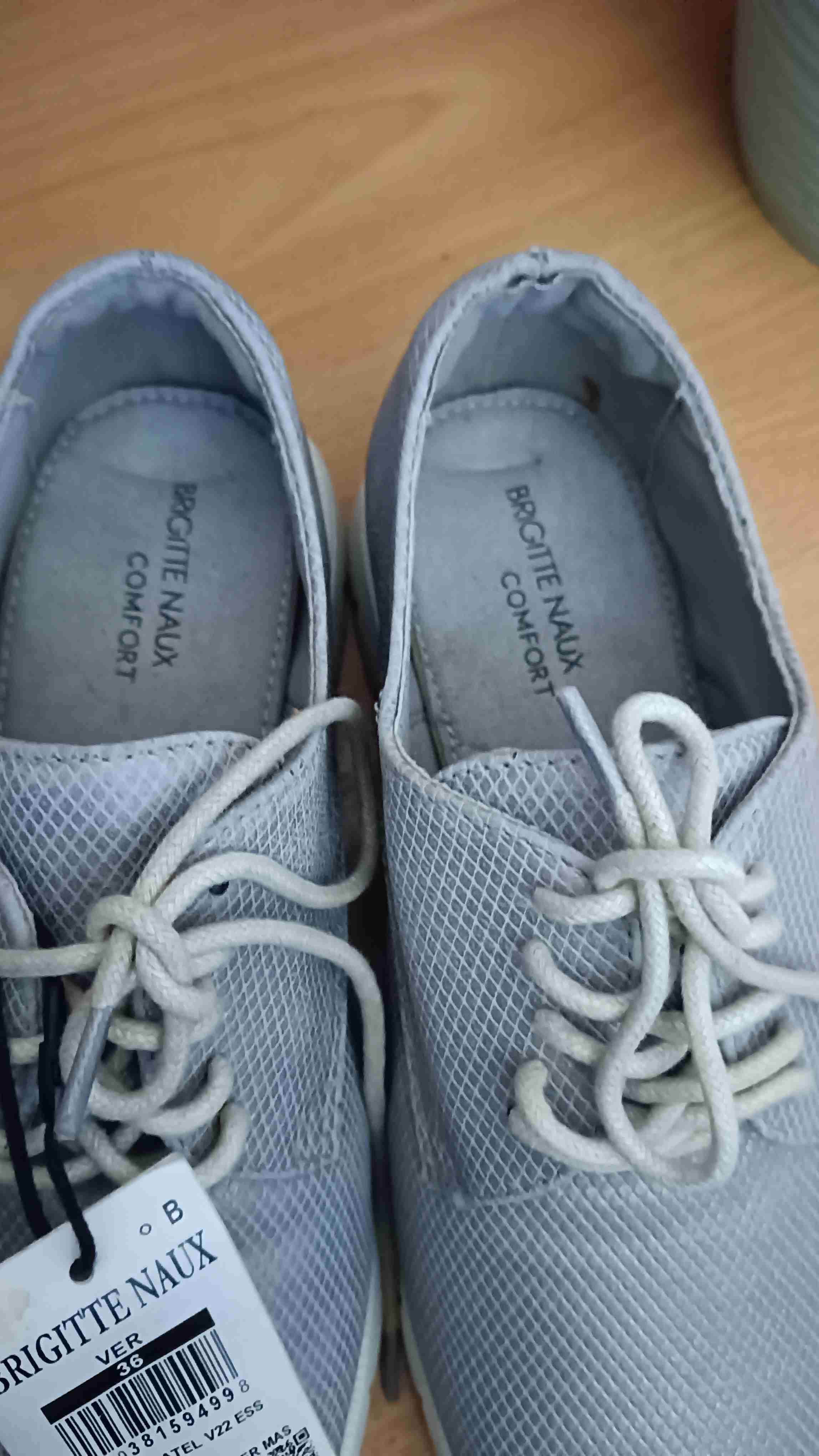 Zapatos gris Brigitte Naux - miniatura 4