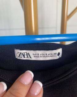 Top Algodón Zara mujer - miniatura 3