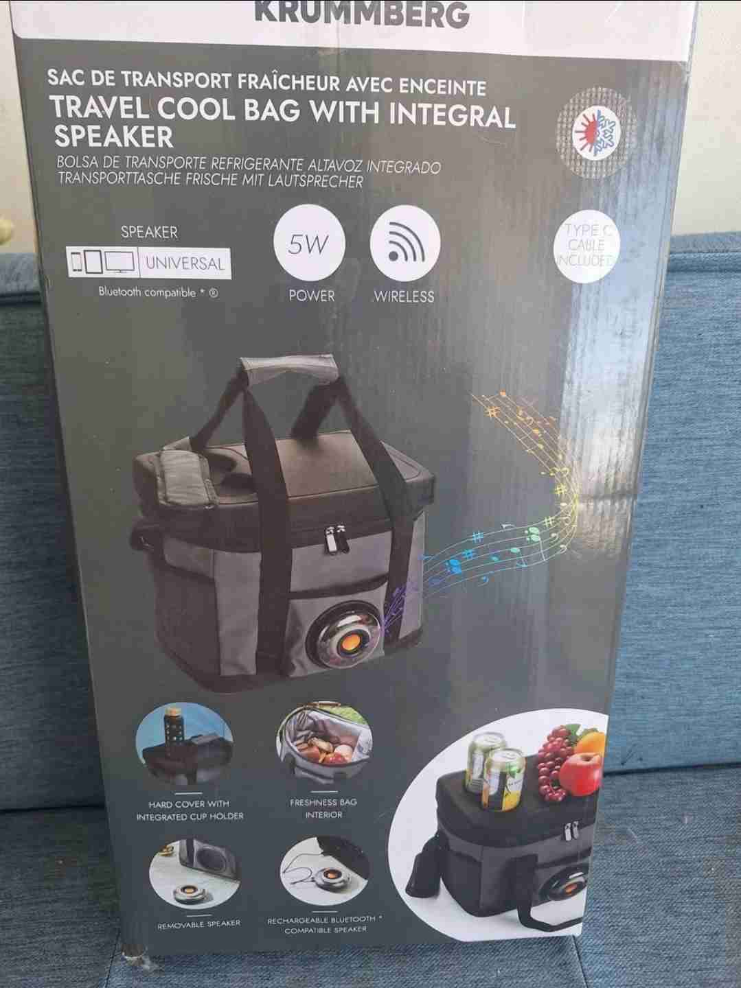 Bolsa refrigerante con parlante