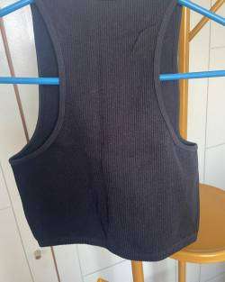 Top Zara algodón  Rib - miniatura 2