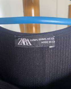 Top Zara algodón  Rib - miniatura 4