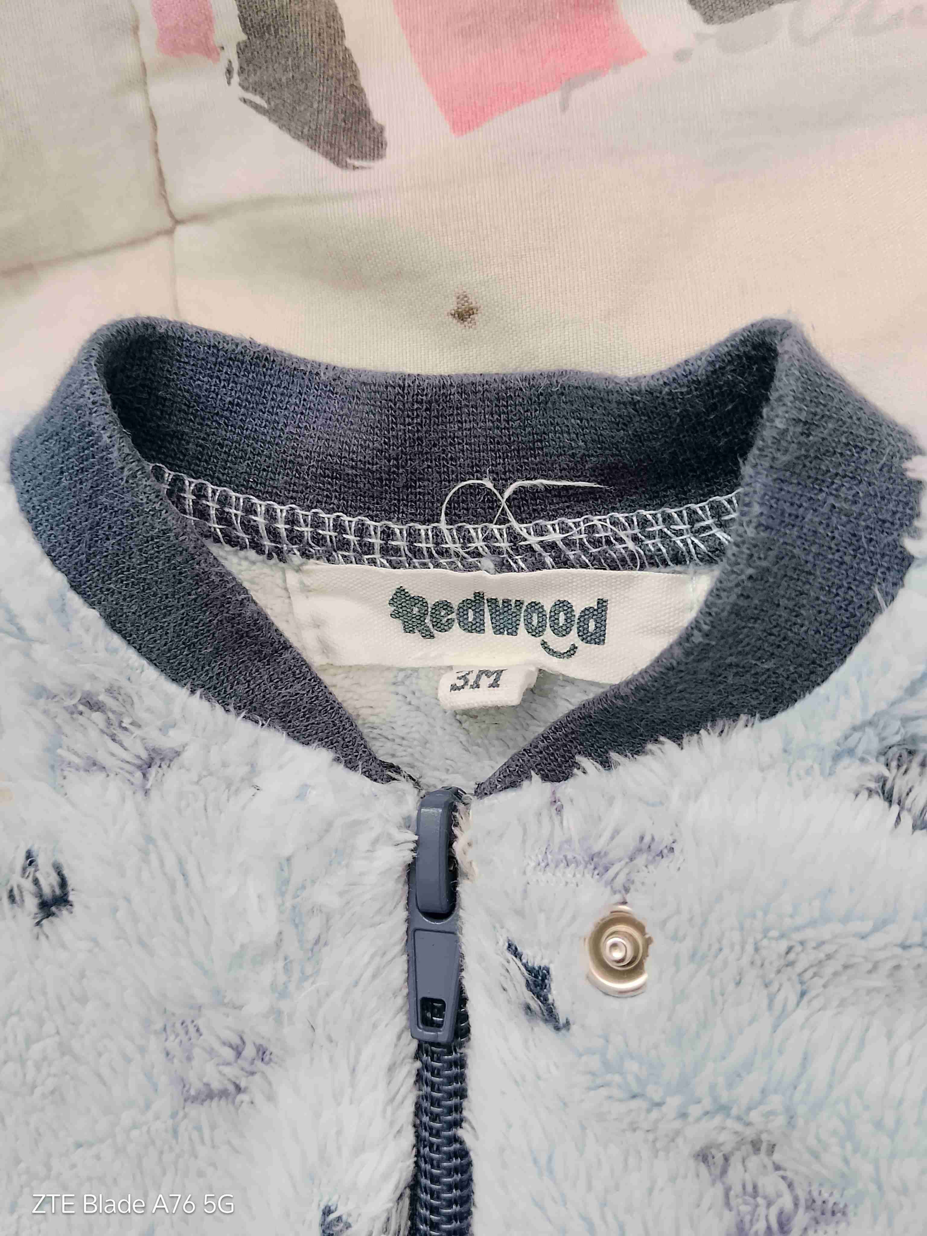 Pijama bebé polar celeste - miniatura 2