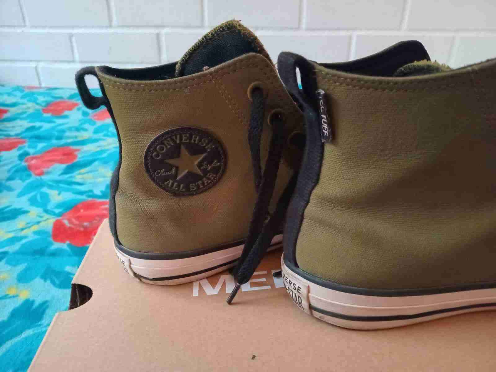 Zapatillas altas verde olivo - miniatura 2