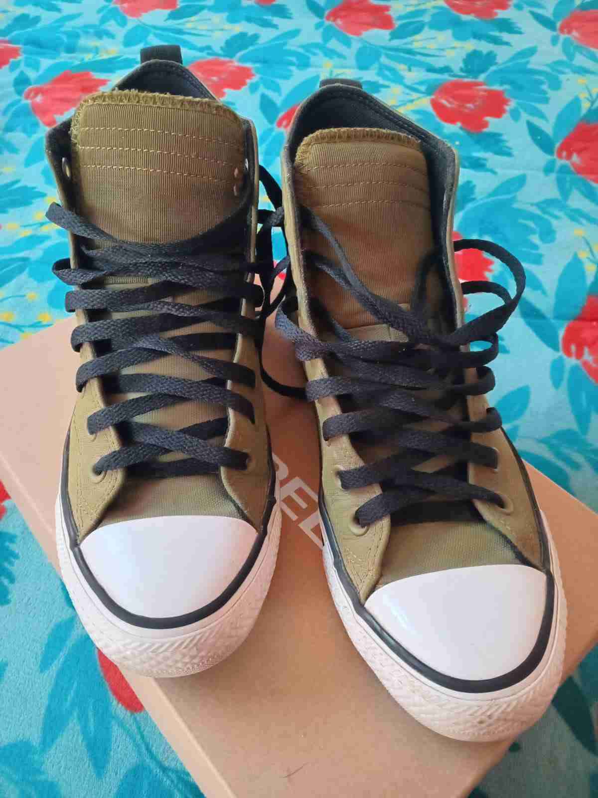 Zapatillas altas verde olivo - miniatura 3