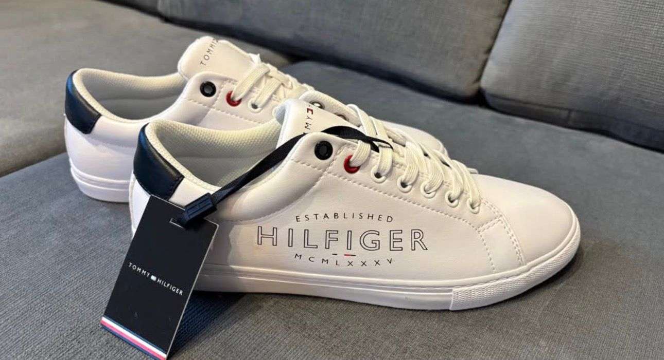Zapatillas blancas Tommy Hilfiger Talla 41  Hombre - miniatura 1