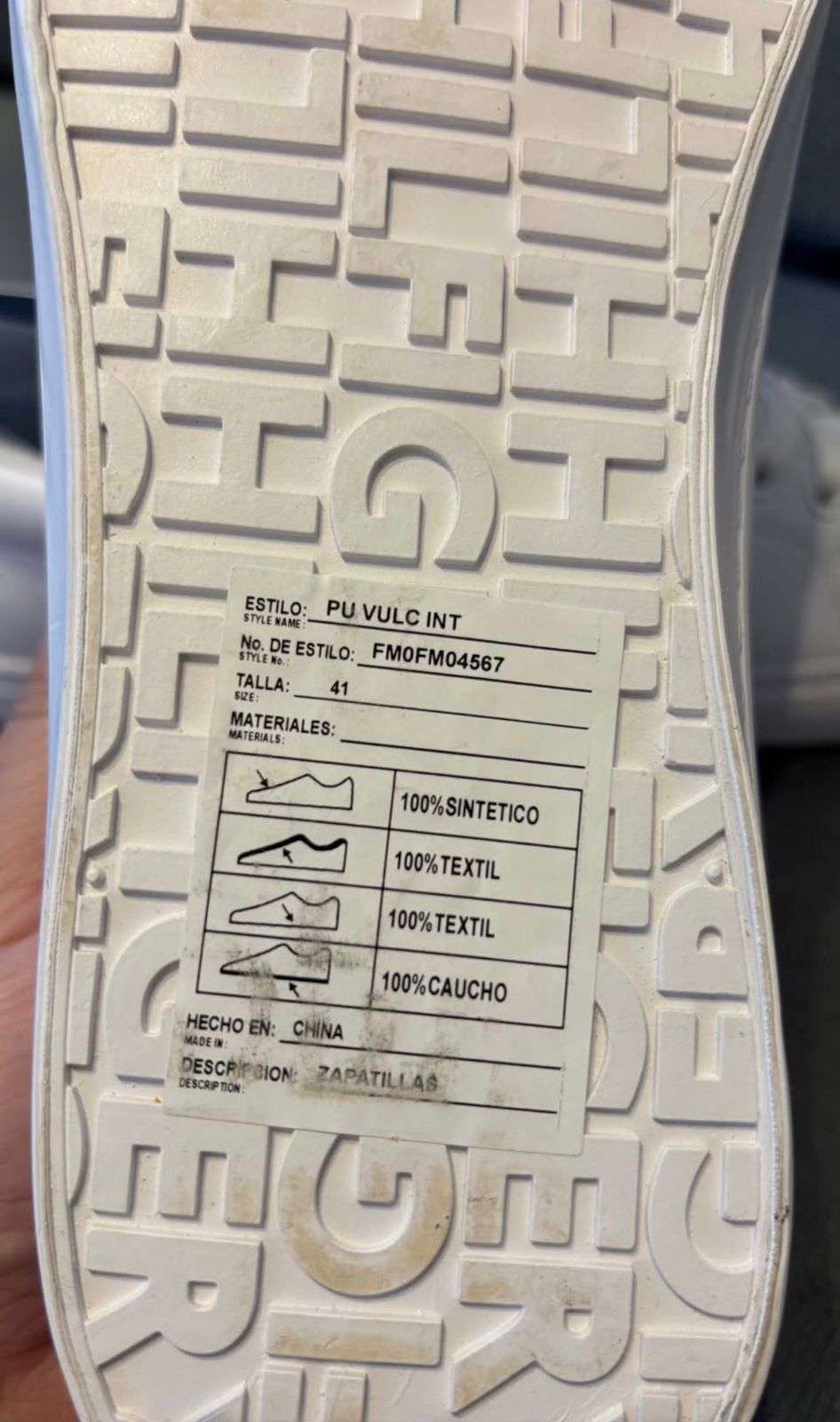 Zapatillas blancas Tommy Hilfiger Talla 41  Hombre - miniatura 6