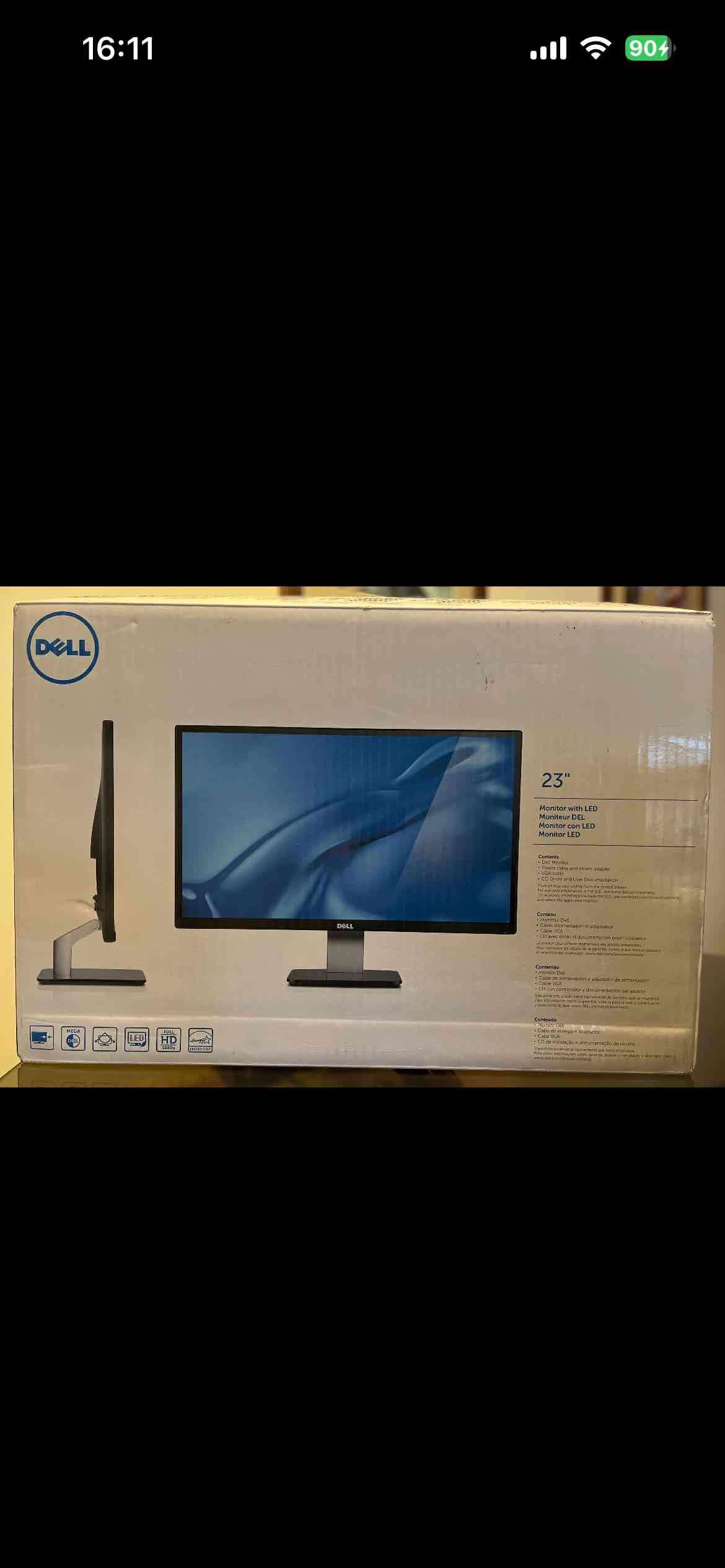 Monitor LED Dell 23” S2340L