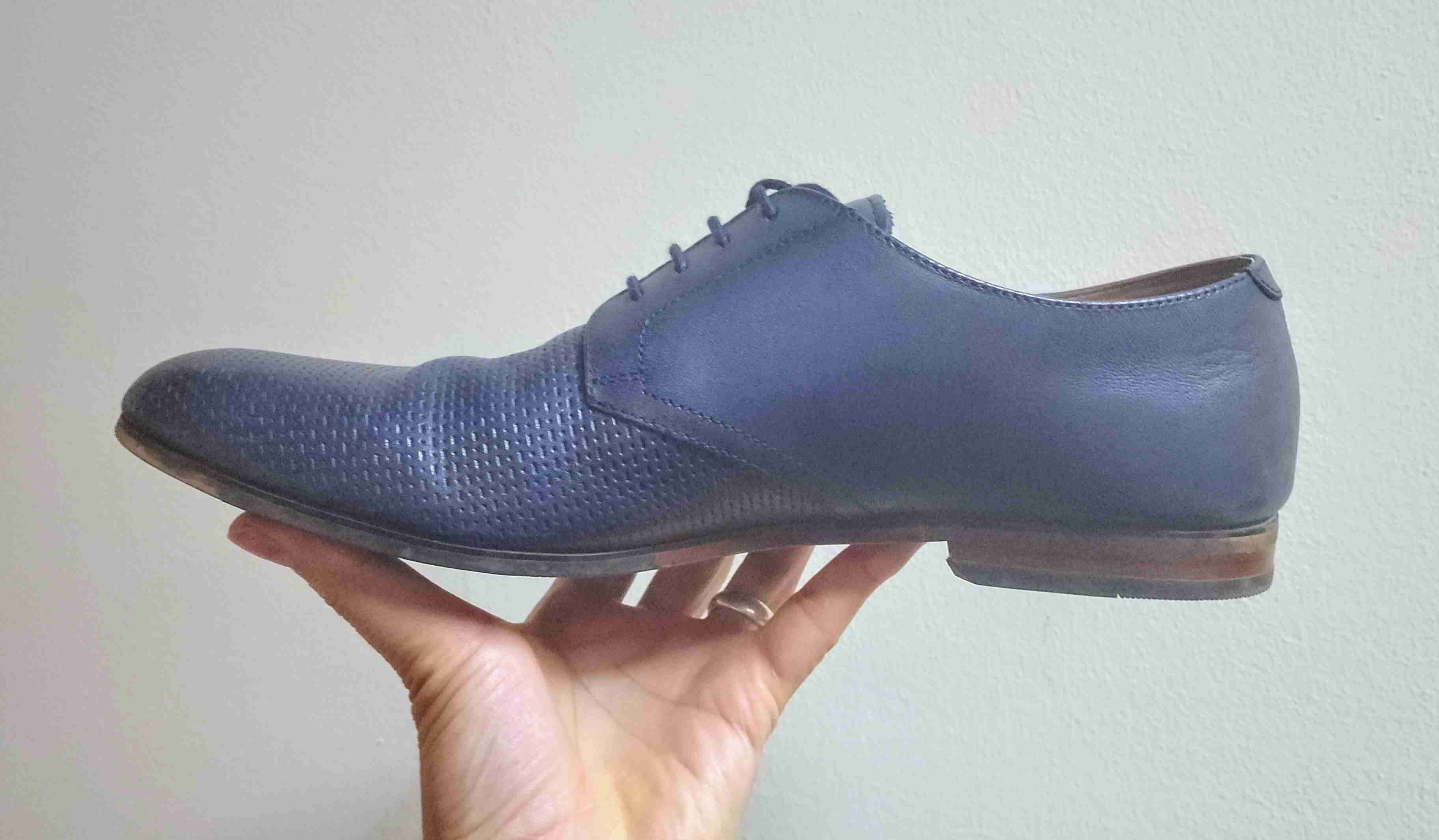 Zapato formal azul hombre Talla 45 - miniatura 4