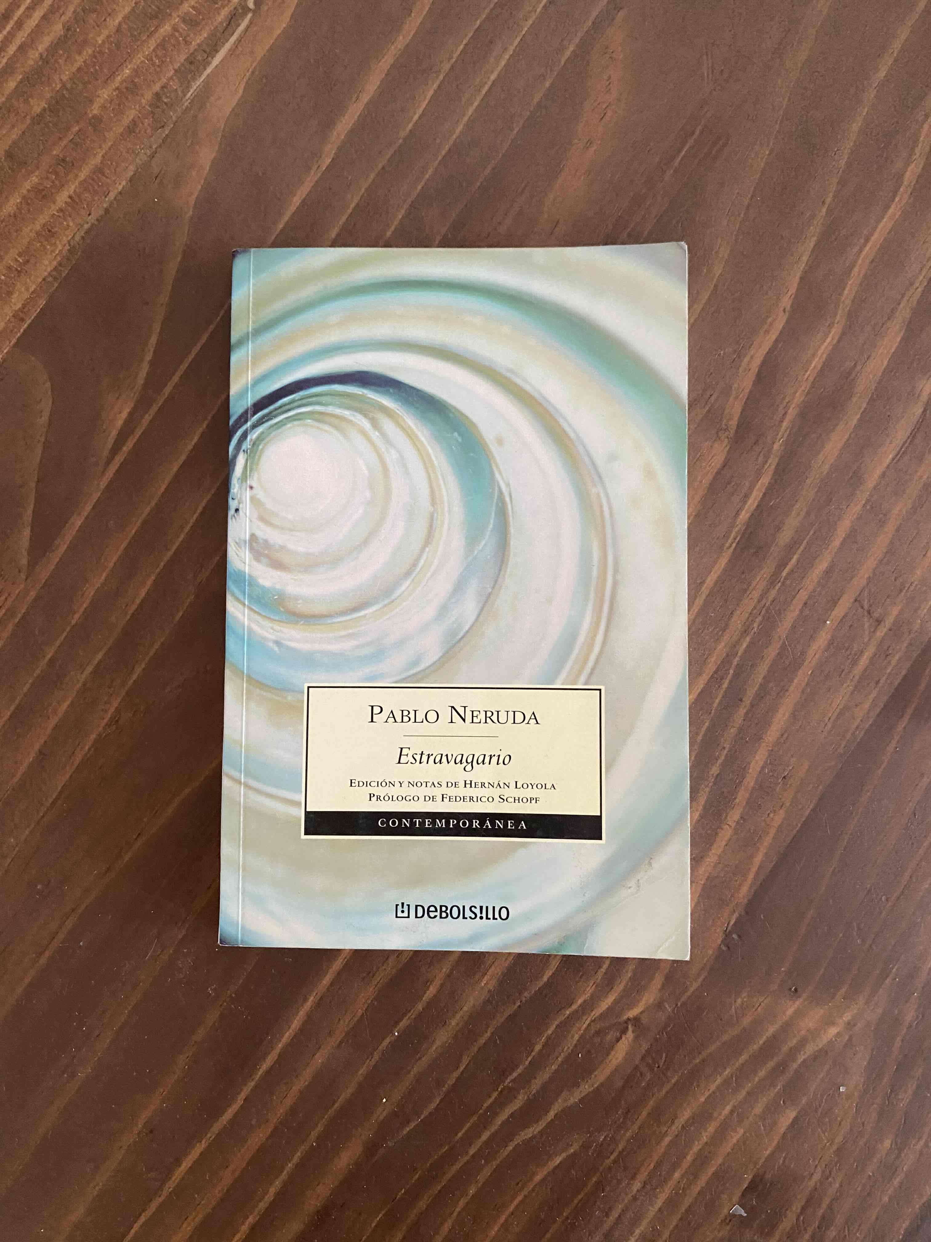 Libro Estravagario de Pablo Neruda