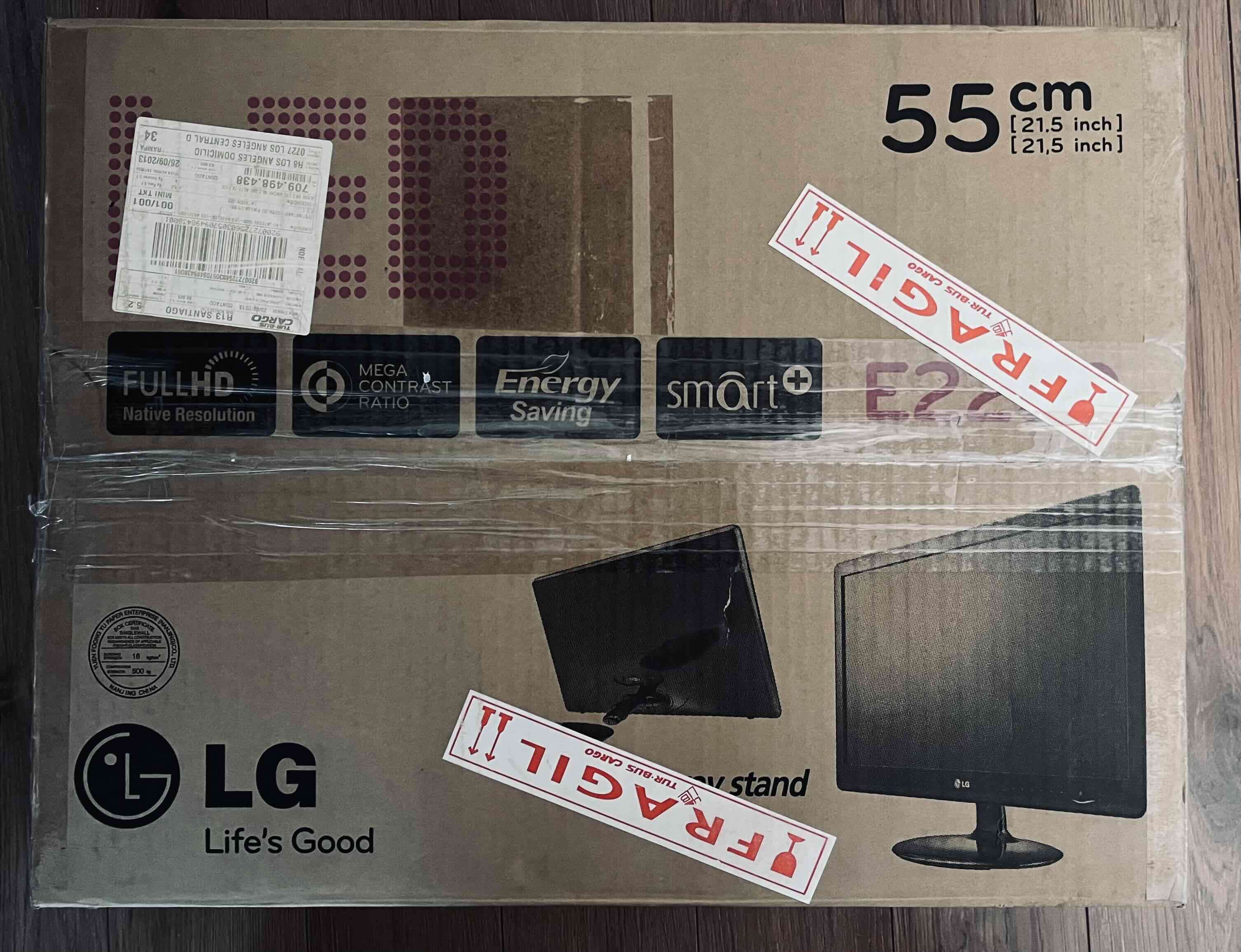 Monitor LG 21.5 pulgadas Full HD