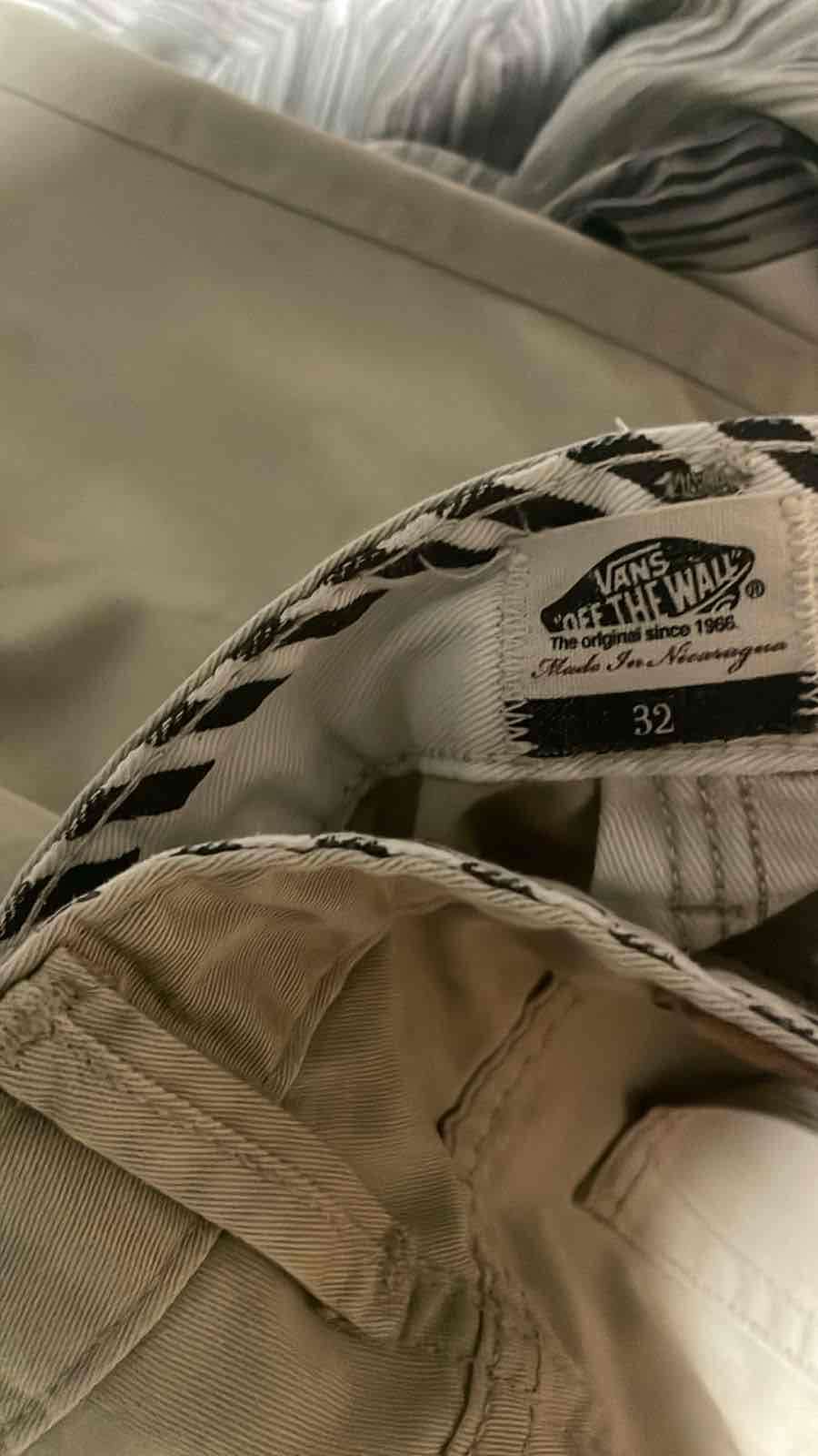 Pantalones beige vans - miniatura 2