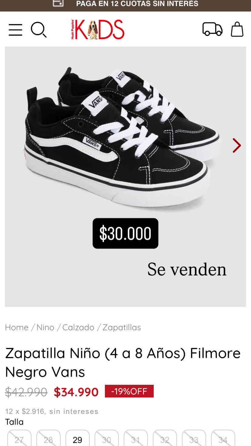 Zapatillas negras Vans nuevas - miniatura 3