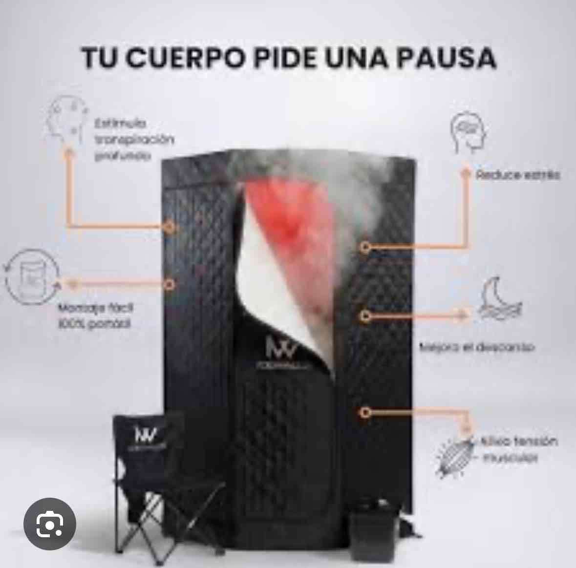 Sauna plegable ICEWALLS Red - miniatura 3