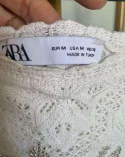 Polera Zara tejida en hilo mujer - miniatura 4