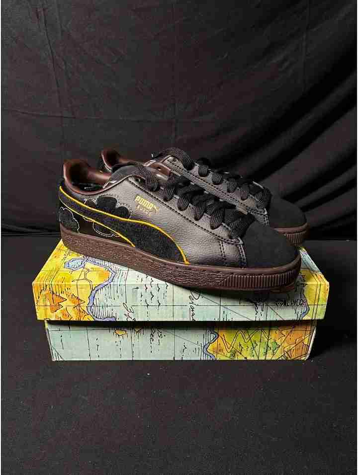 Zapatillas negras Puma Suede x One Piece - miniatura 3