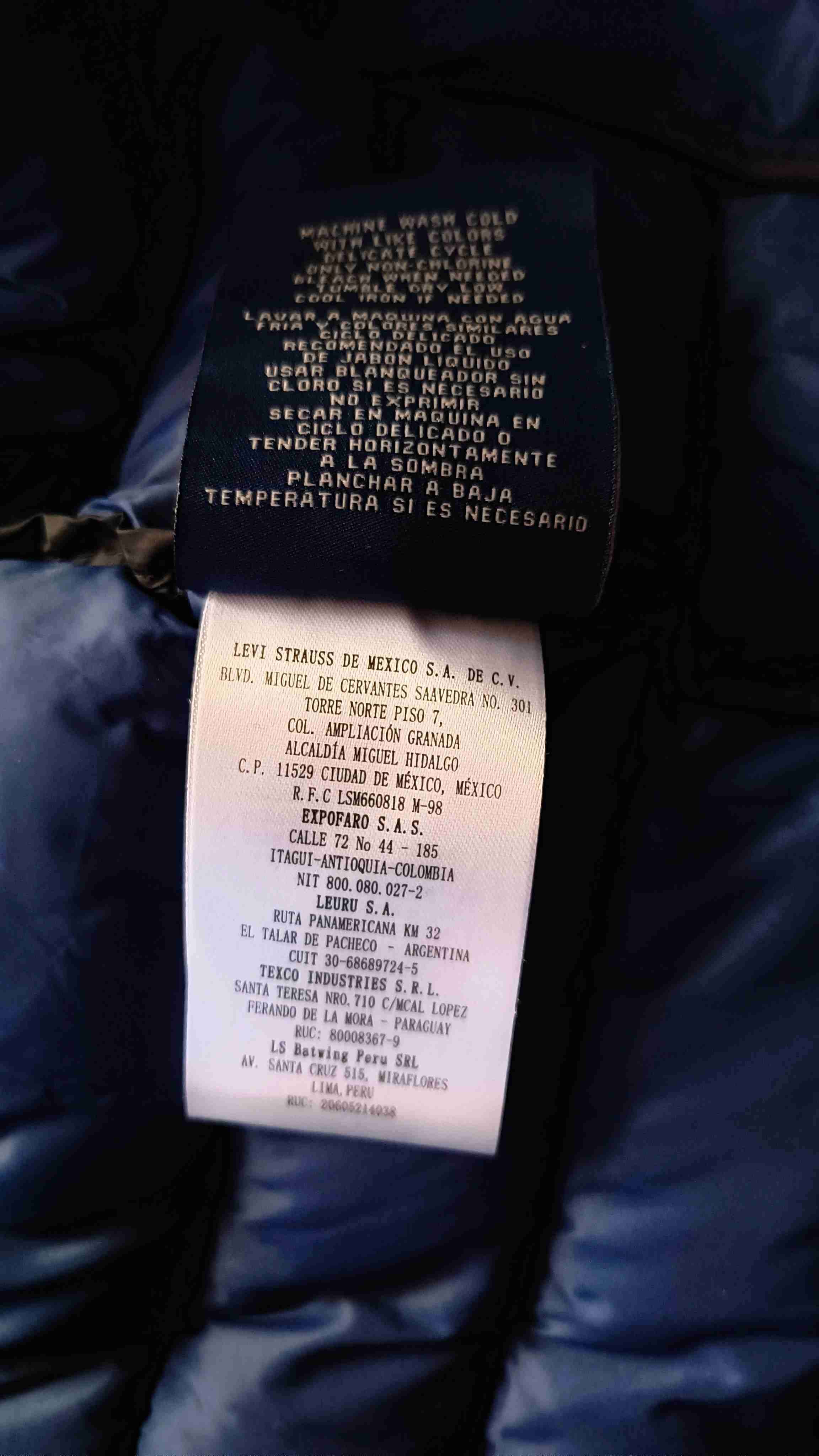 Chaqueta acolchada negra para hombre Dockers - miniatura 6