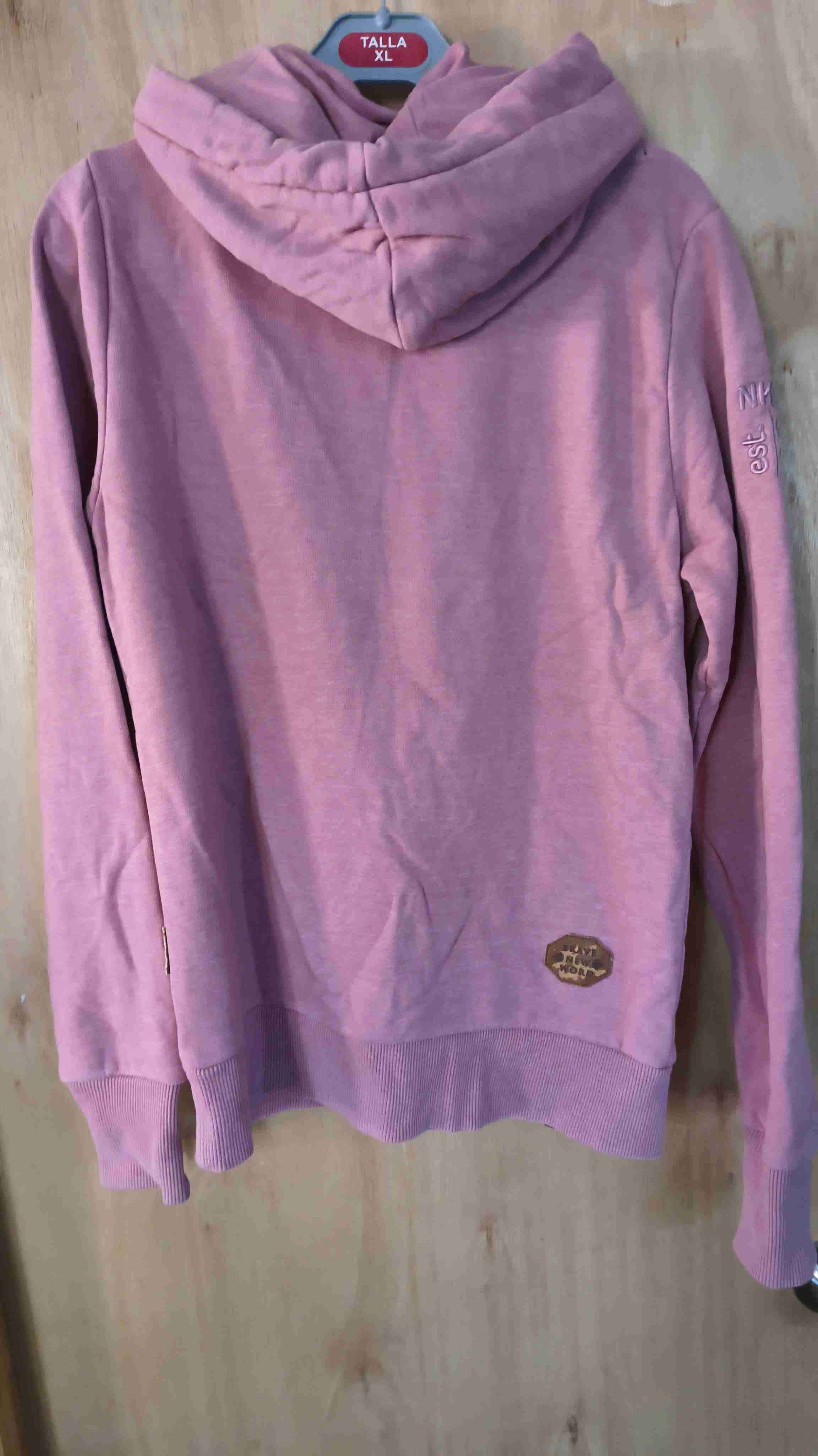 Polerón rosa con capucha - miniatura 3