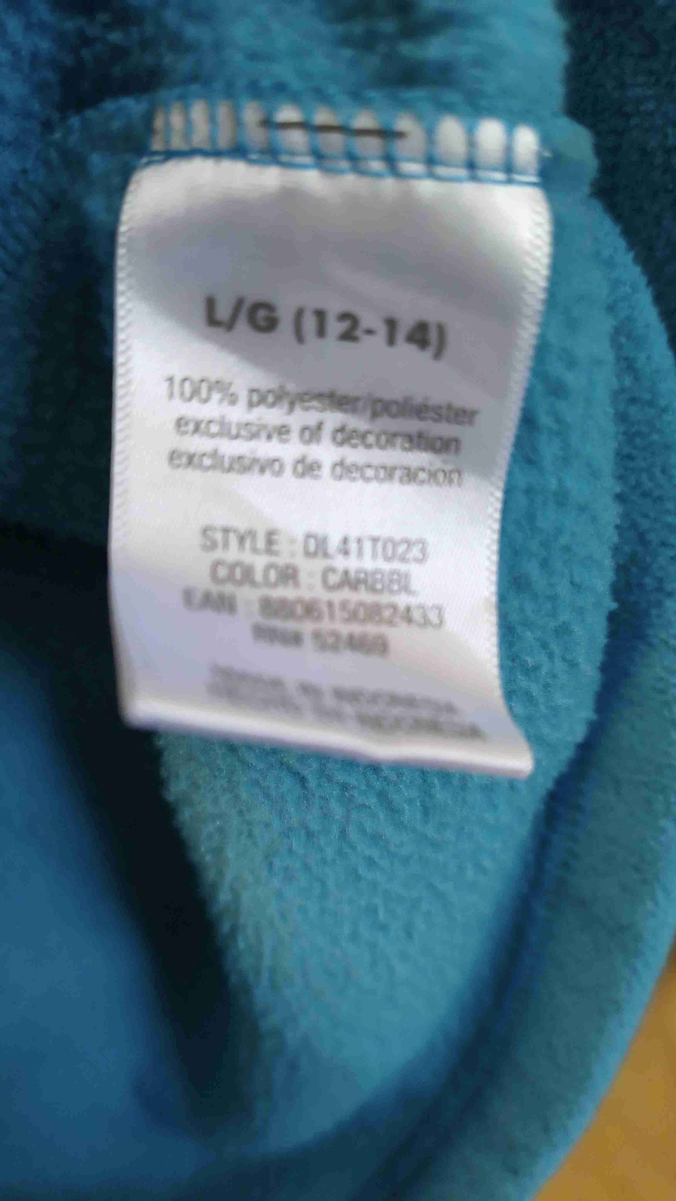 Polar azul con cierre medio - miniatura 3