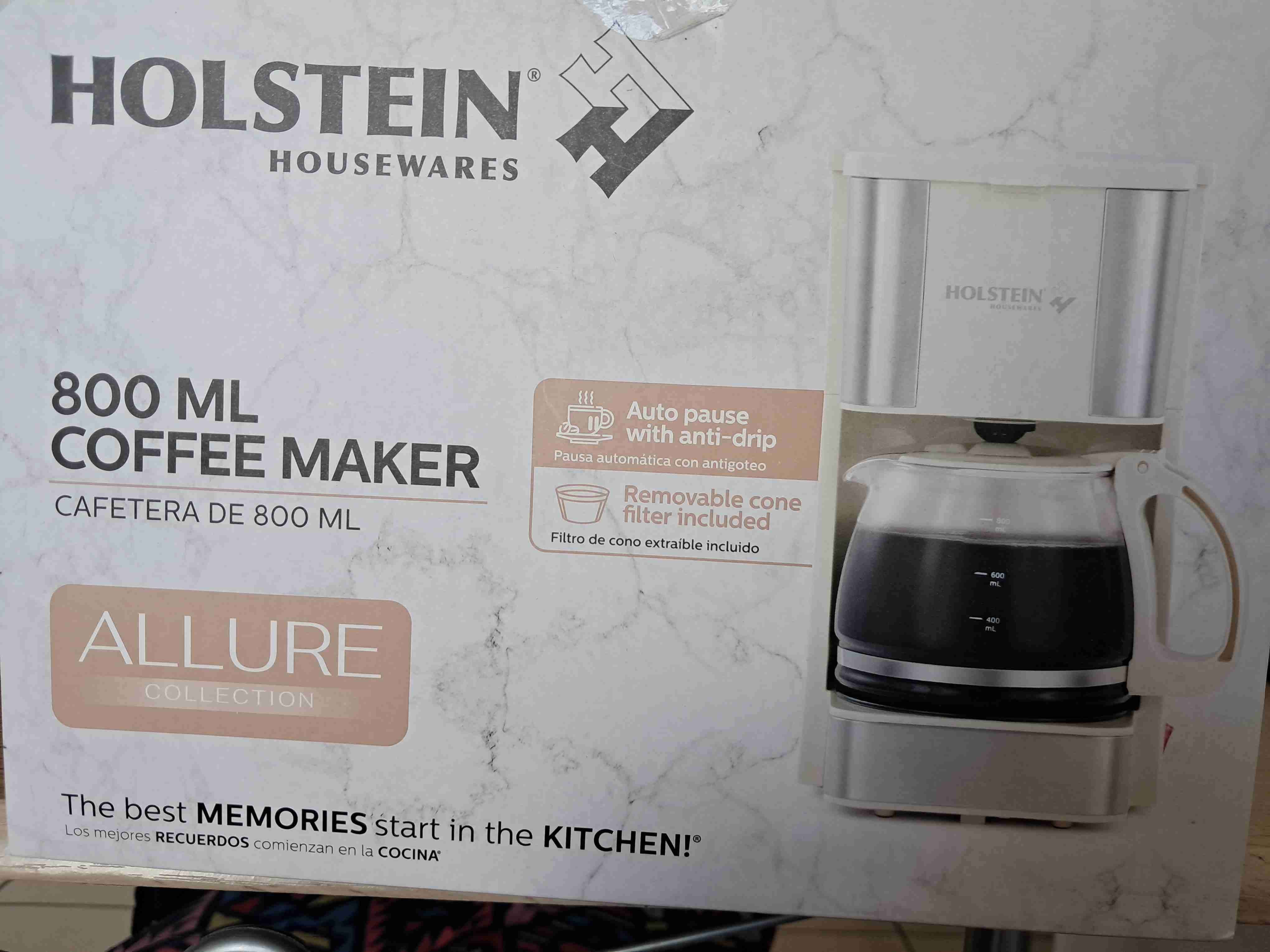 Cafetera Holstein 800 ml nueva - miniatura 3