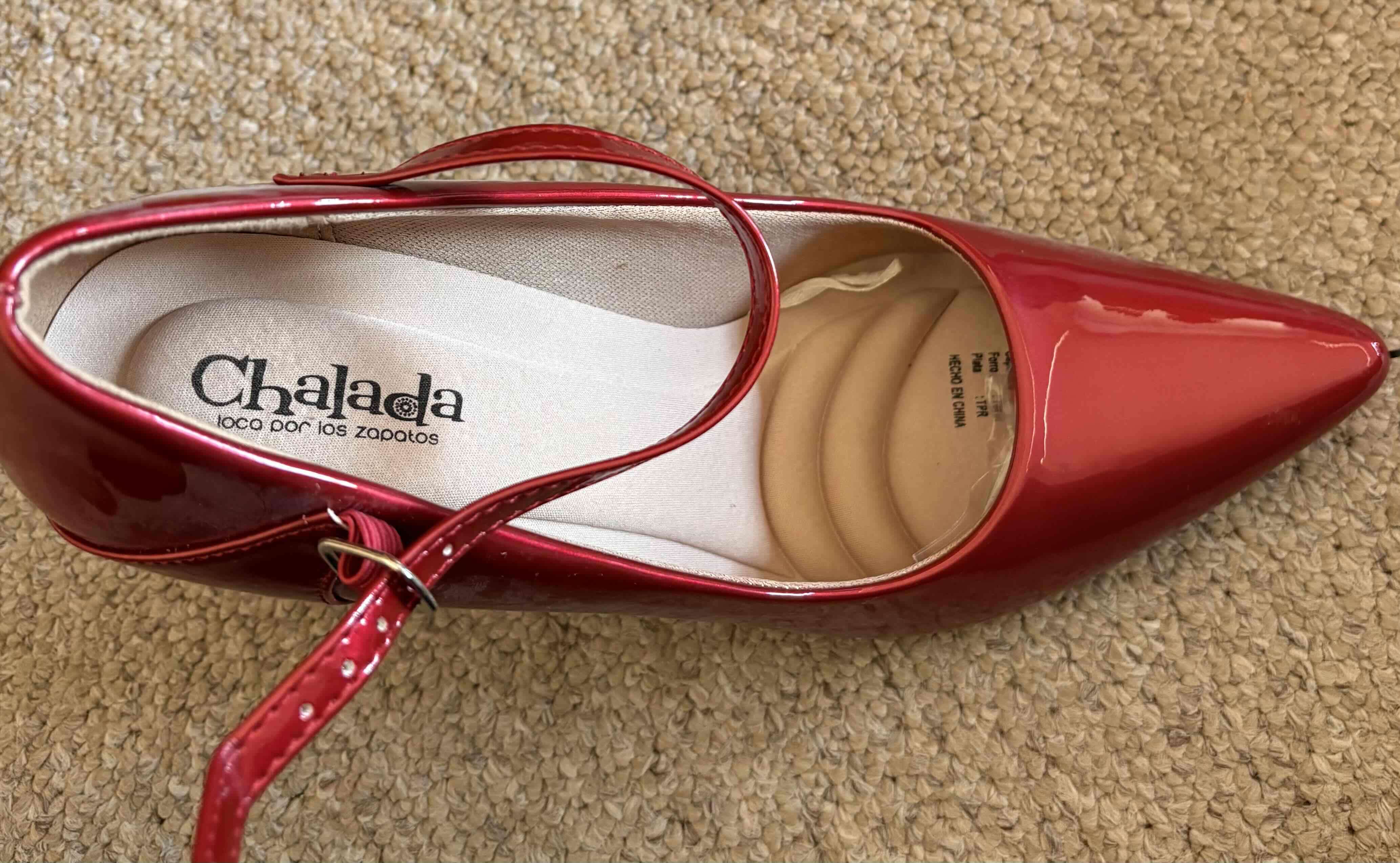 Zapato de charol rojo Chalada - miniatura 1