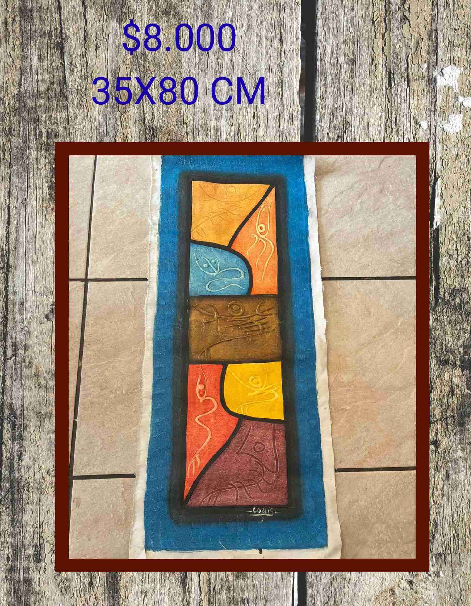 Cuadro abstracto colores vivos - miniatura 1