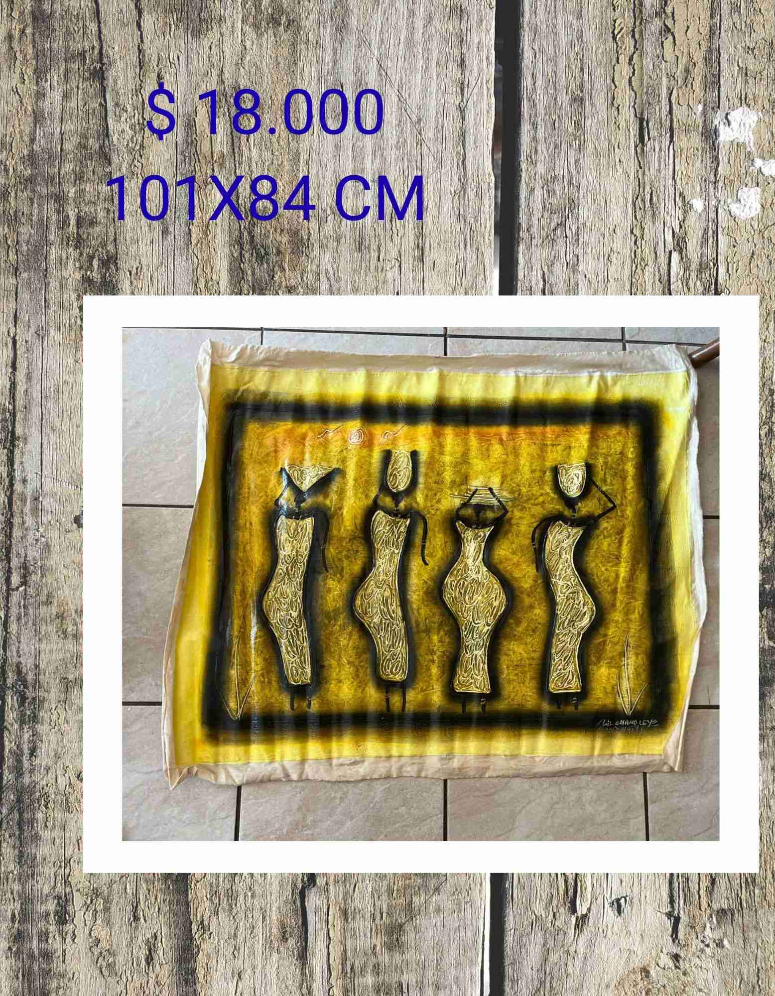 Cuadro abstracto colores vivos - miniatura 4