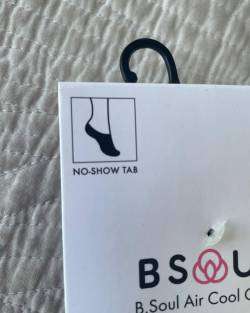 Calcetines invisibles negros mujer - miniatura 3