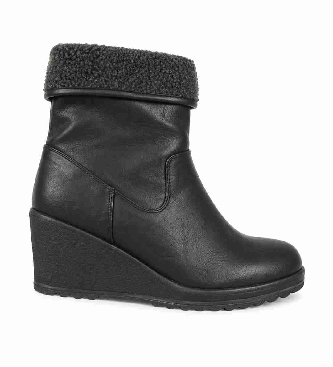 Botas negras con plataforma - miniatura 2