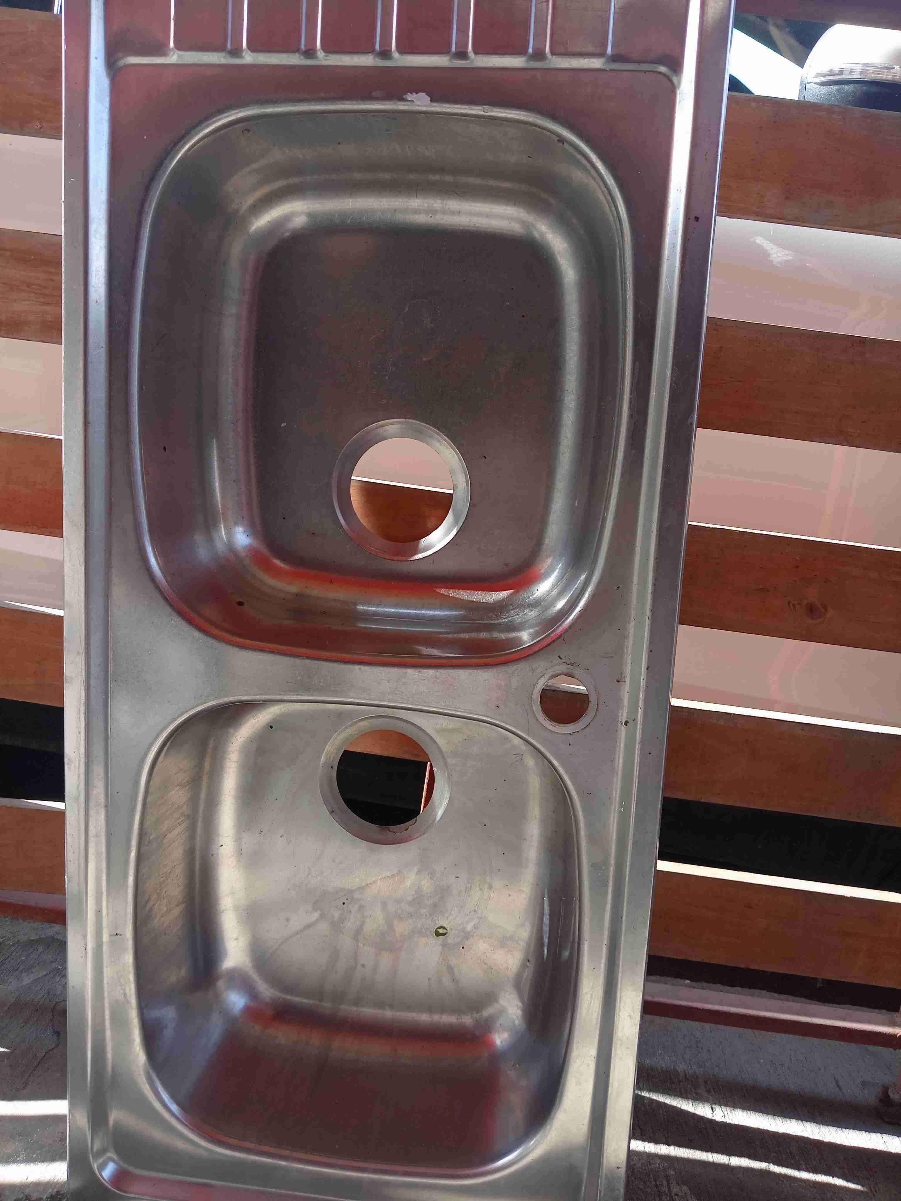 Fregadero de acero inoxidable doble - miniatura 2