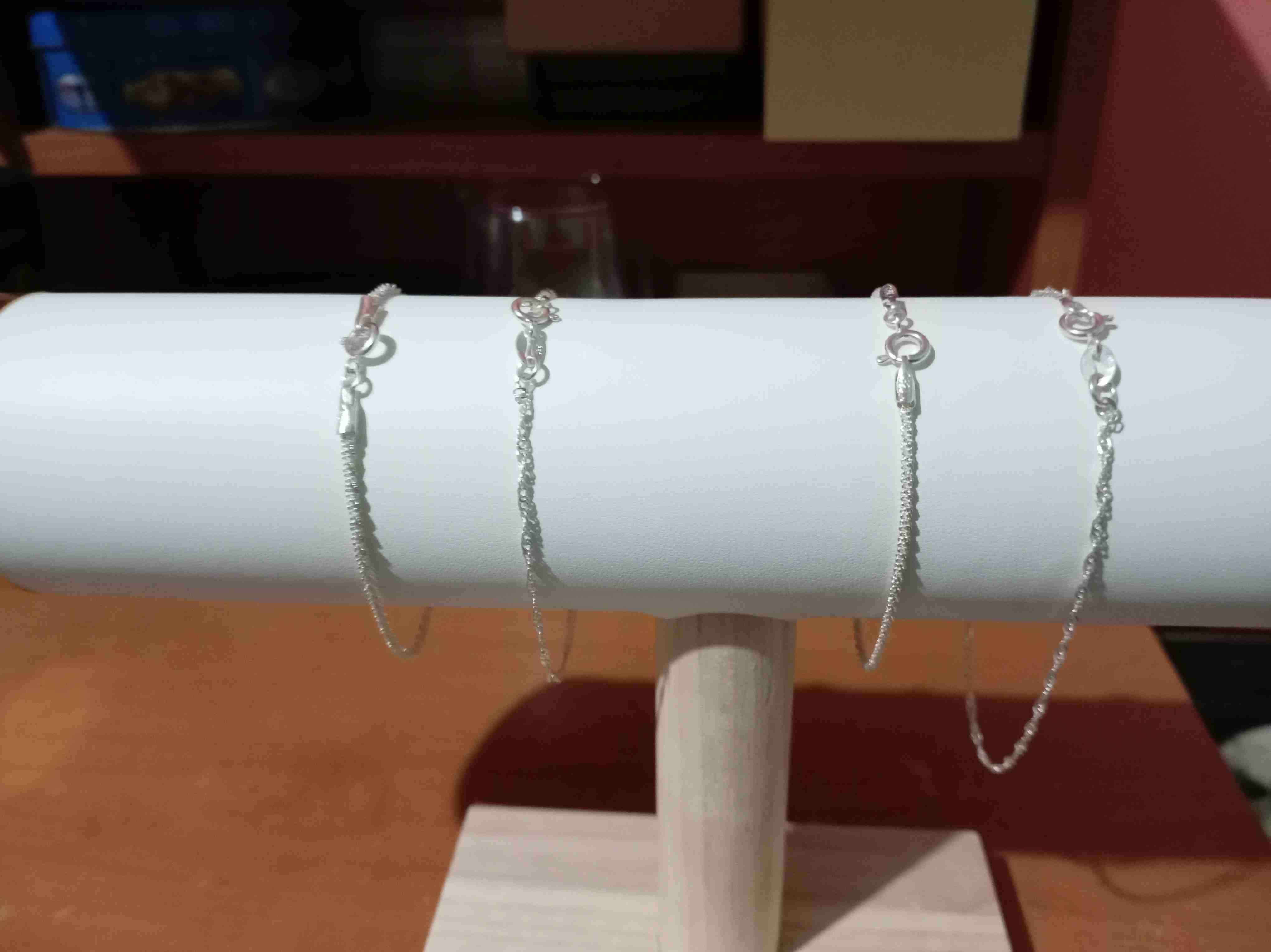 Pulseras de dama  plata 925 con dijes - miniatura 3