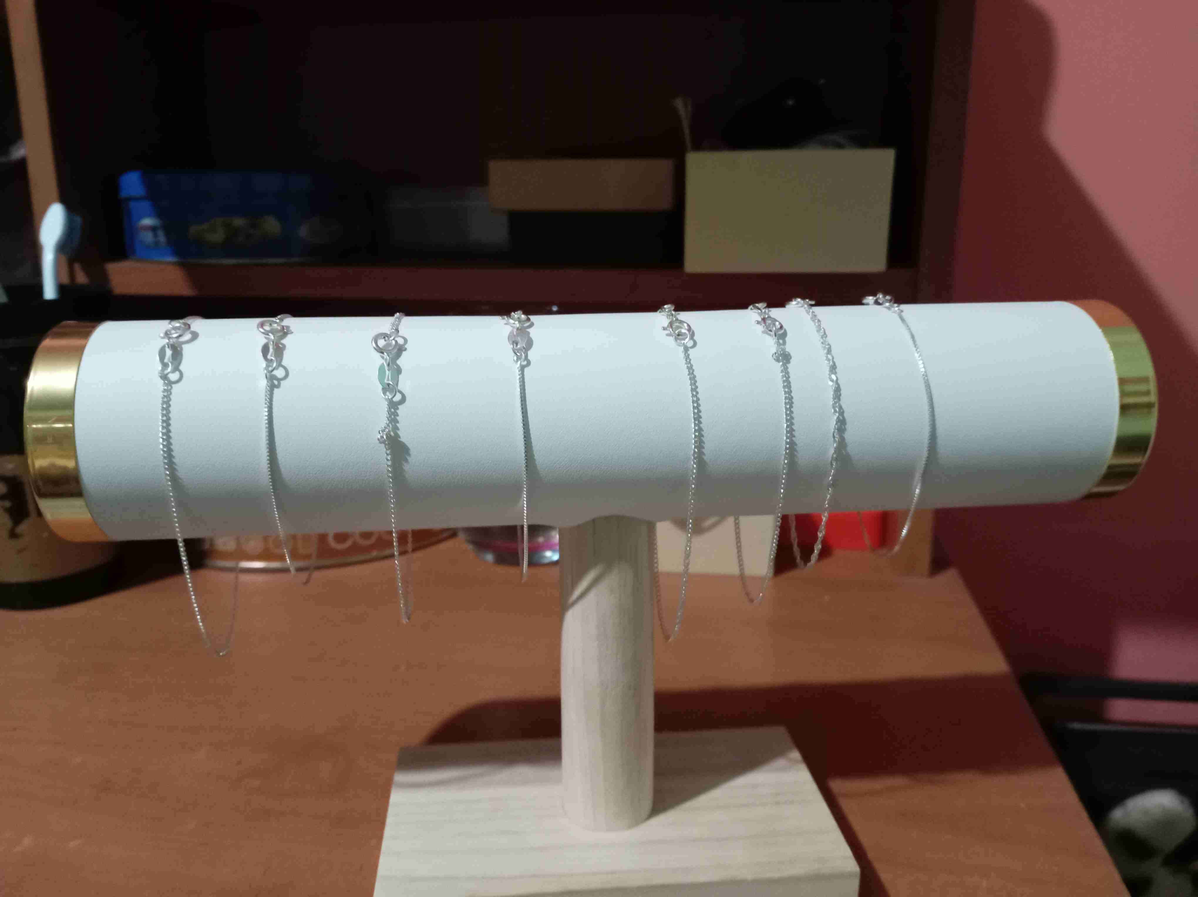 Pulseras de dama  plata 925 con dijes - miniatura 4