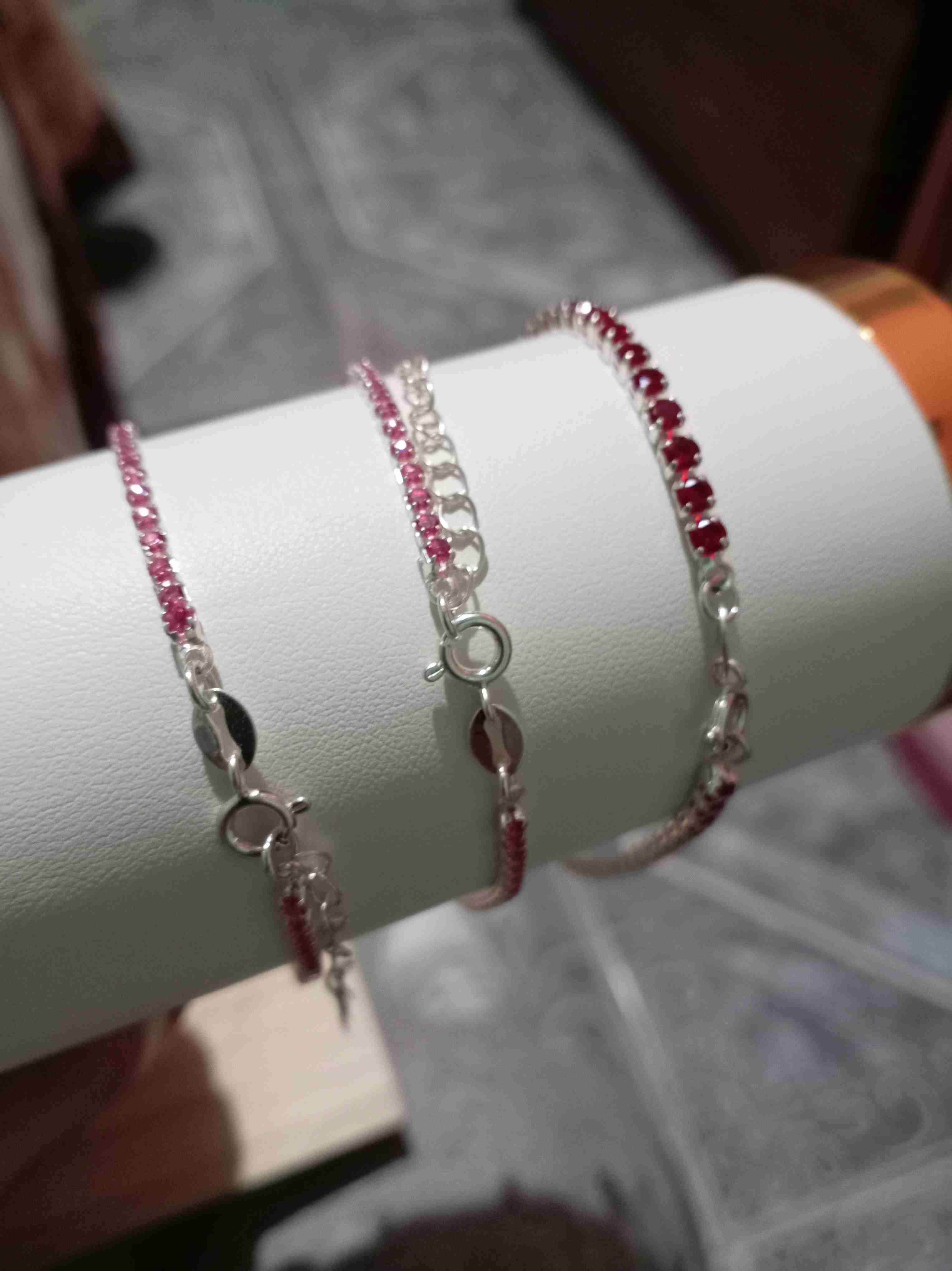 Pulseras de dama  plata 925 con dijes - miniatura 6