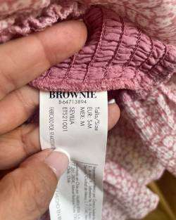 Falda rosa con volante tipo panal - miniatura 5