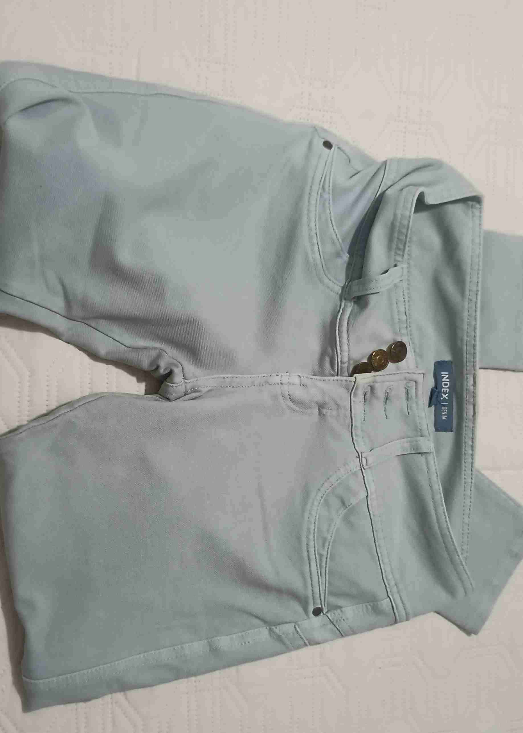 Jeans celestes para mujer - miniatura 2