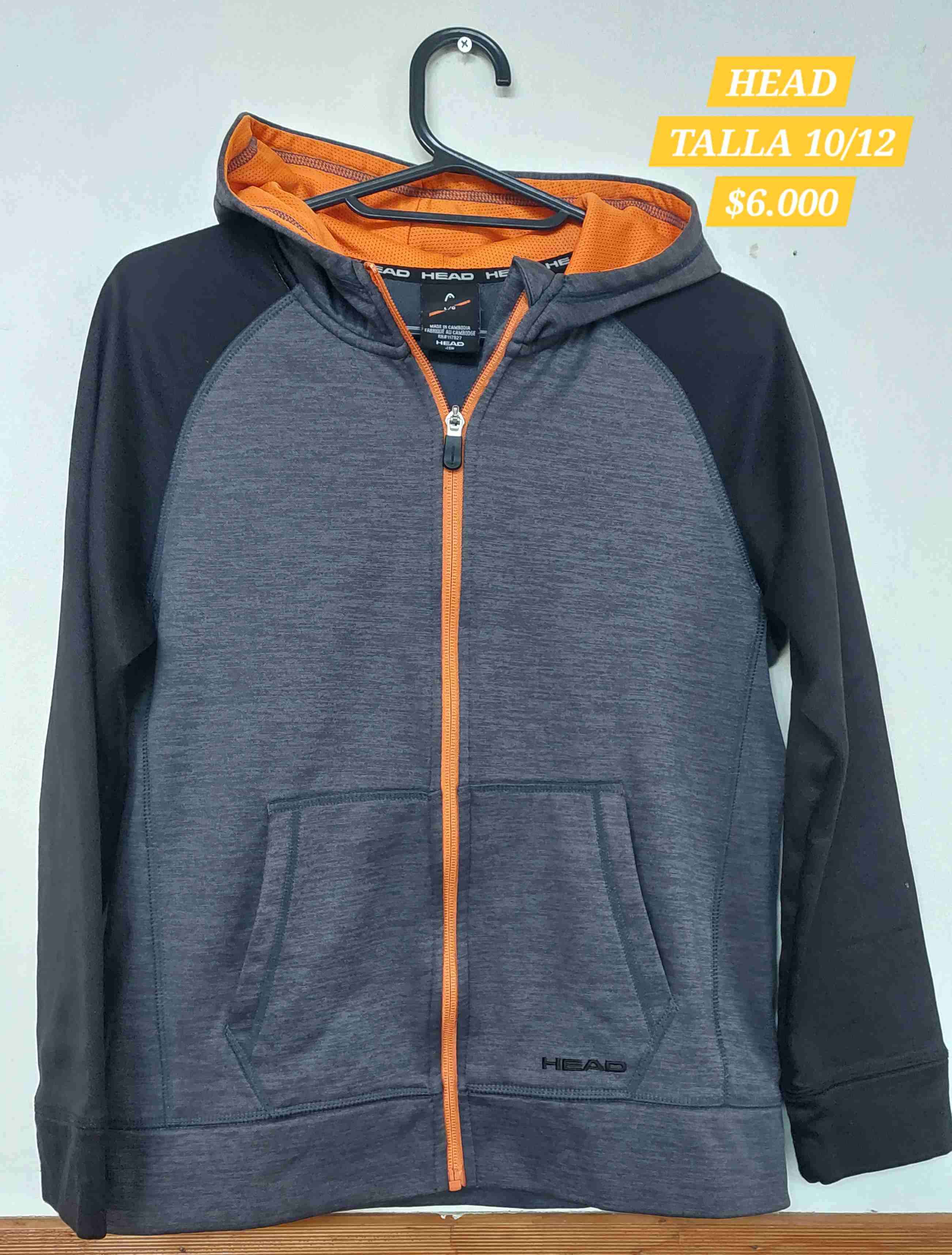 Polerón deportivo Head gris