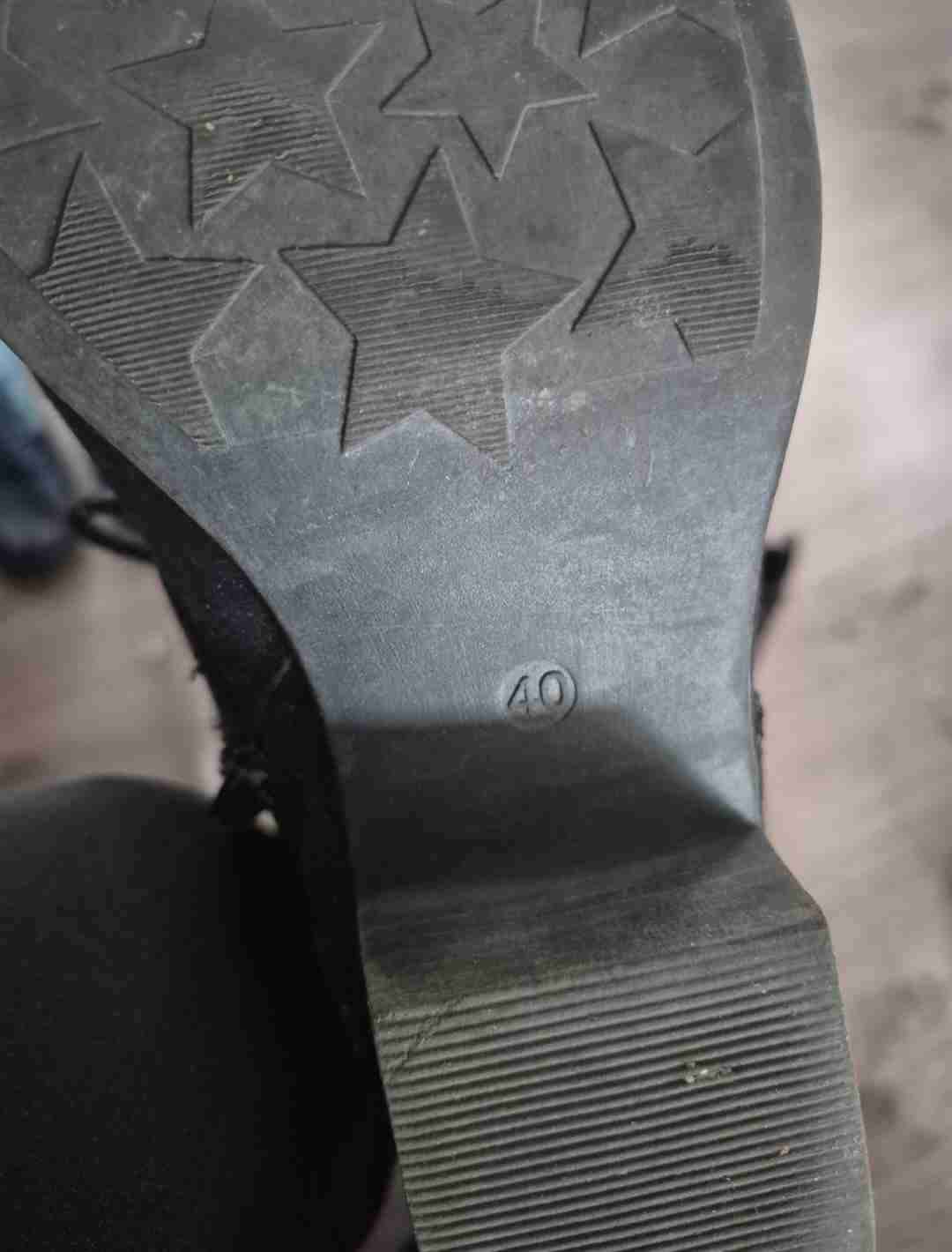 Botines negros con hebilla Talla 40 - miniatura 3