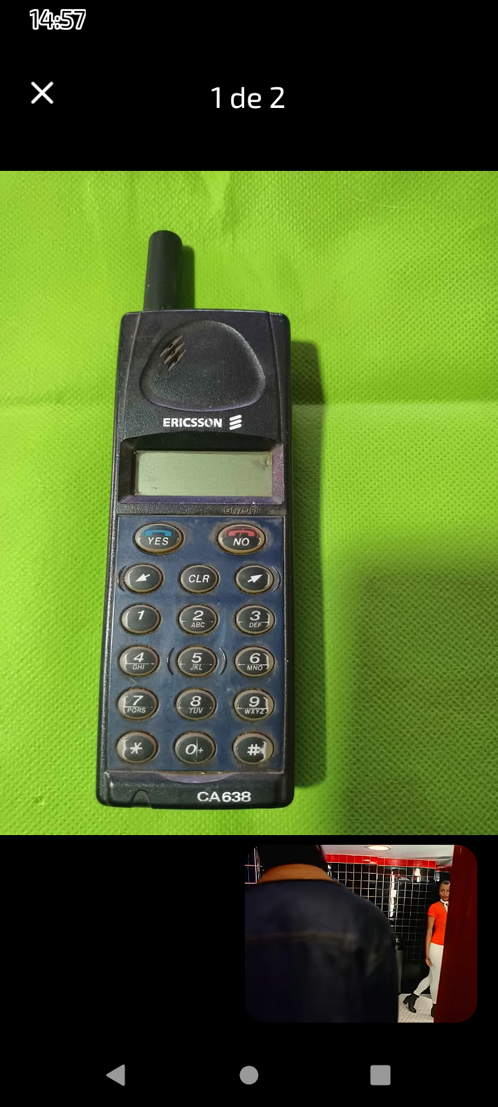 Teléfono celular antiguo Ericsson - miniatura 1