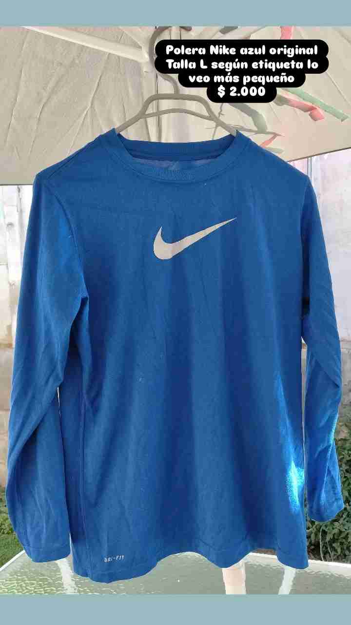 Polera Nike azul original