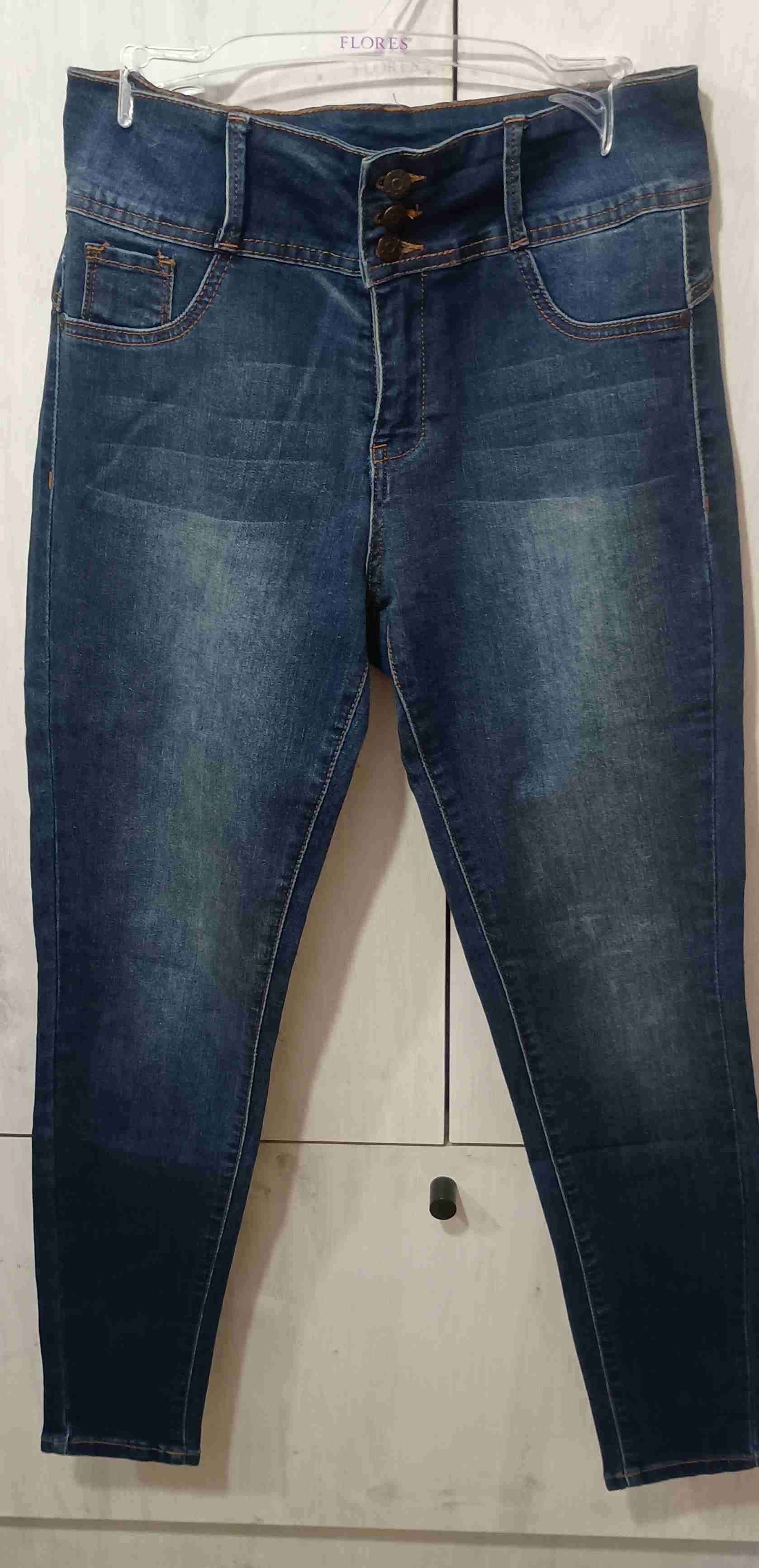 Jeans azules Tyra mujer - miniatura 2