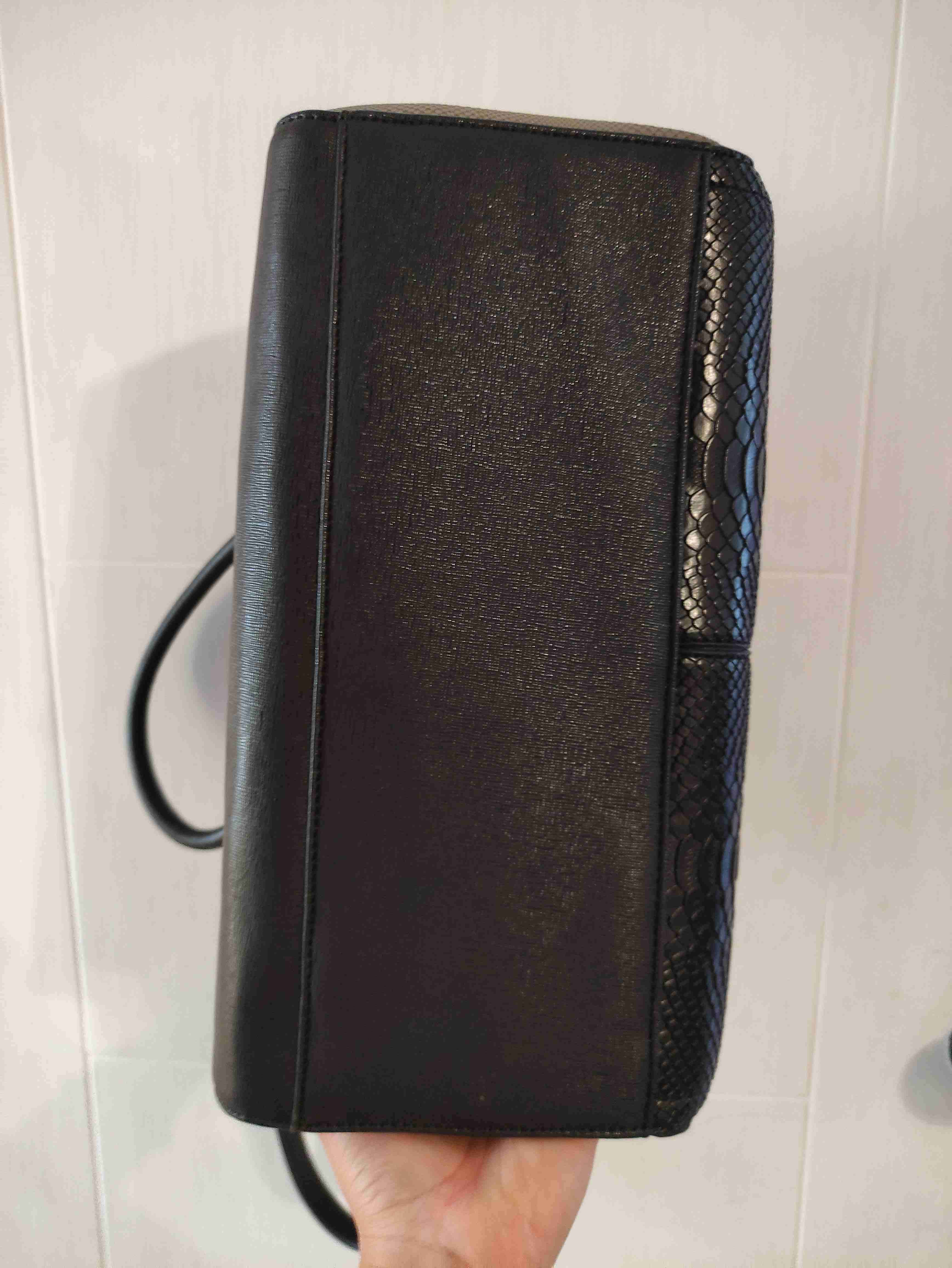 Cartera Gacel elegante negro y beige - miniatura 2