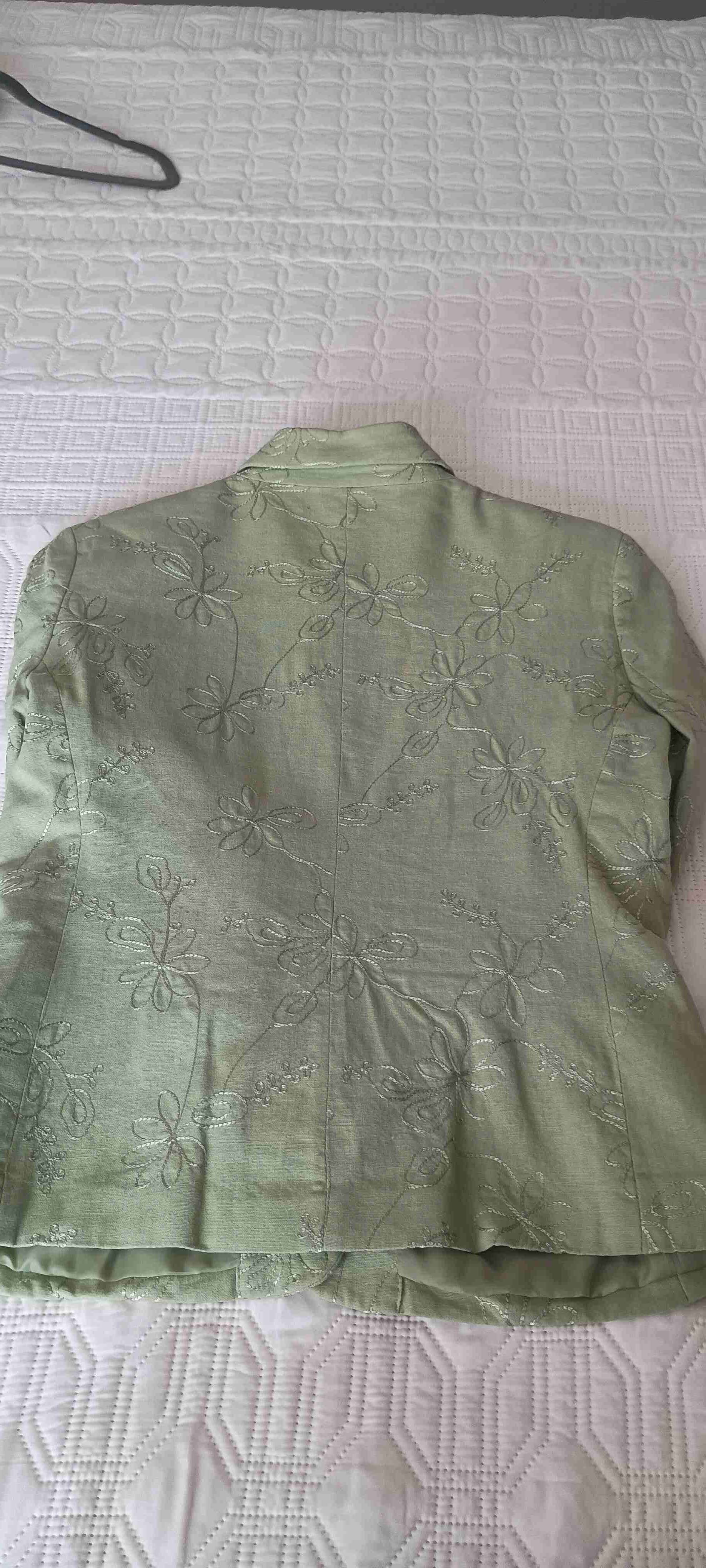 Conjunto bordado verde Adolfo - miniatura 4