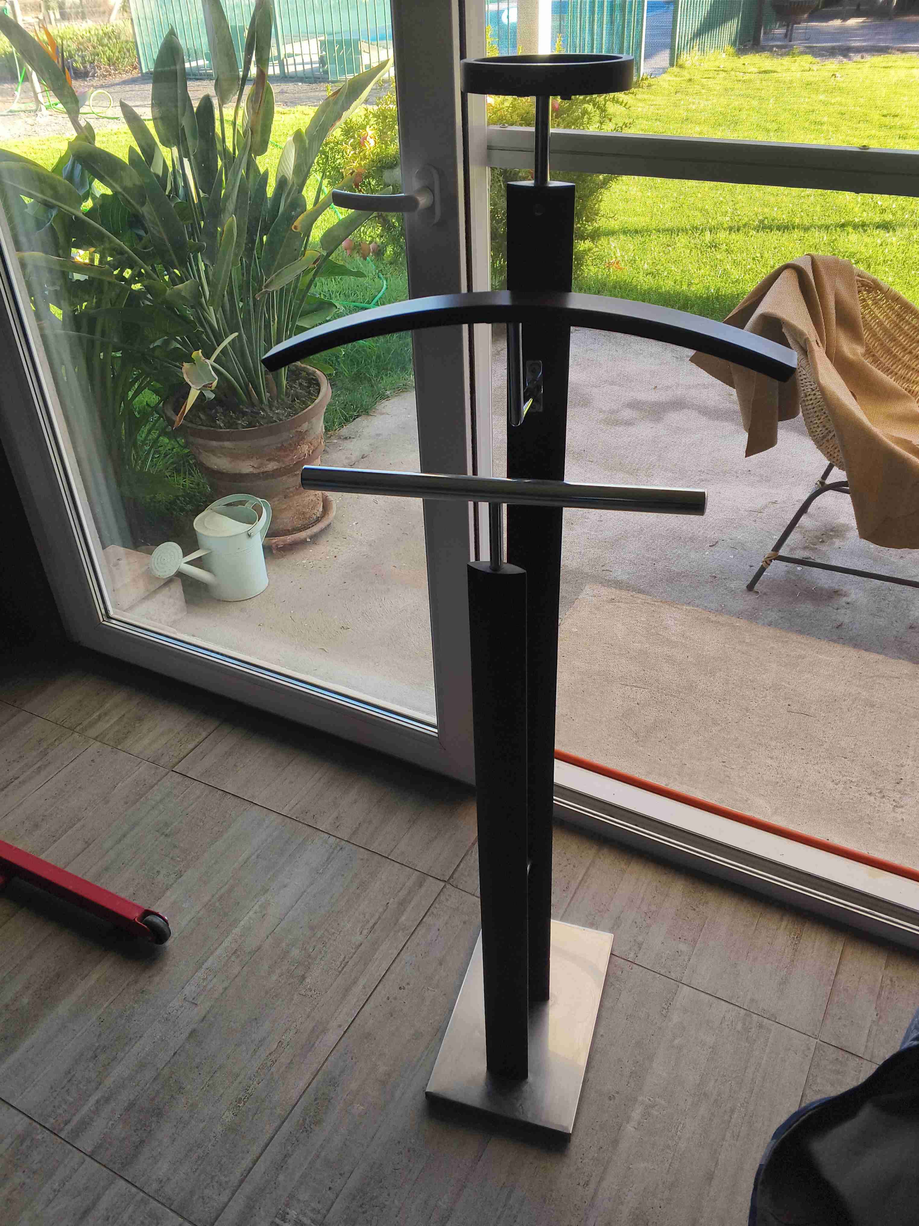 Perchero valet negro moderno - miniatura 1