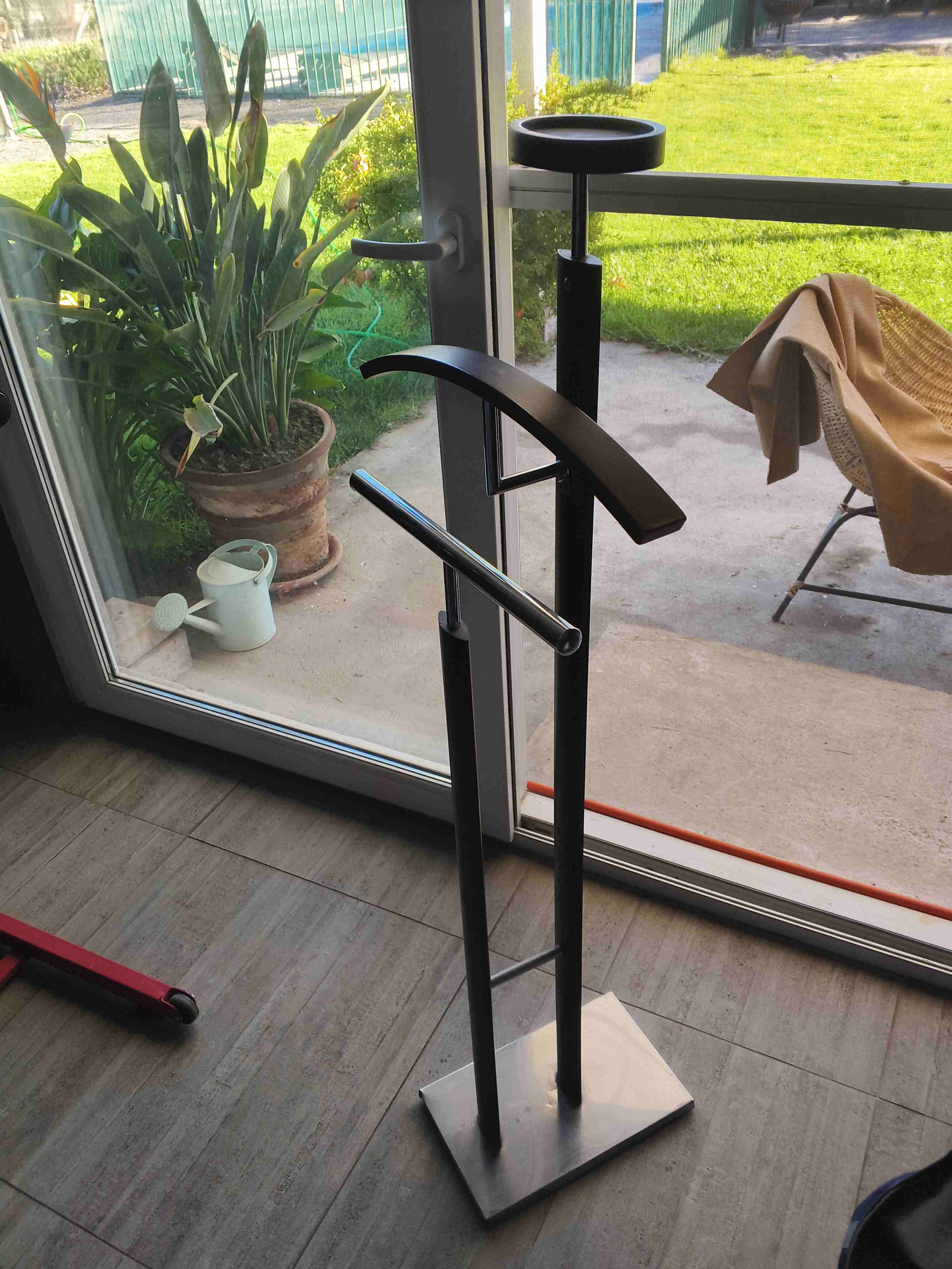 Perchero valet negro moderno - miniatura 2